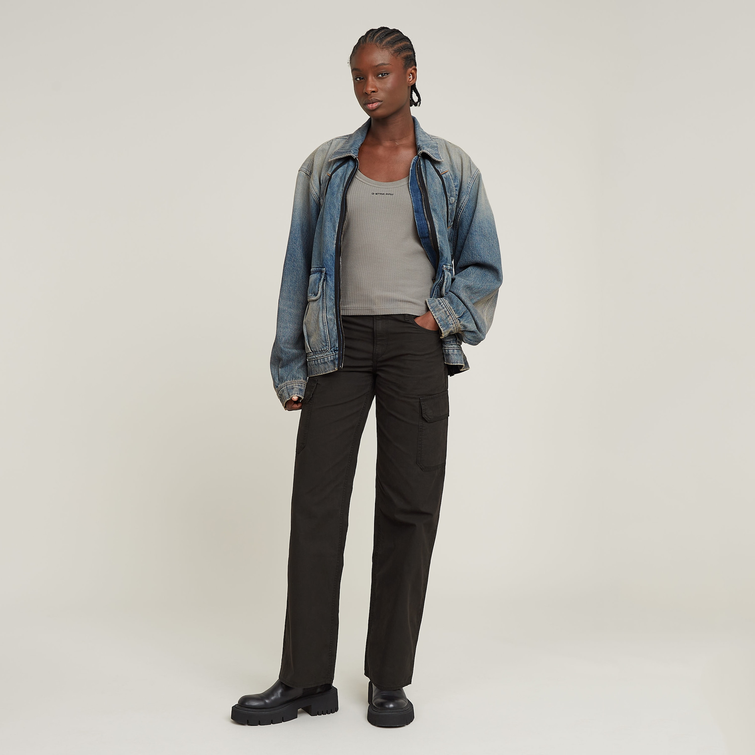 G-STAR 5-Pocket-Hose »Judee Cargo«, mit aufgesetzten Taschen