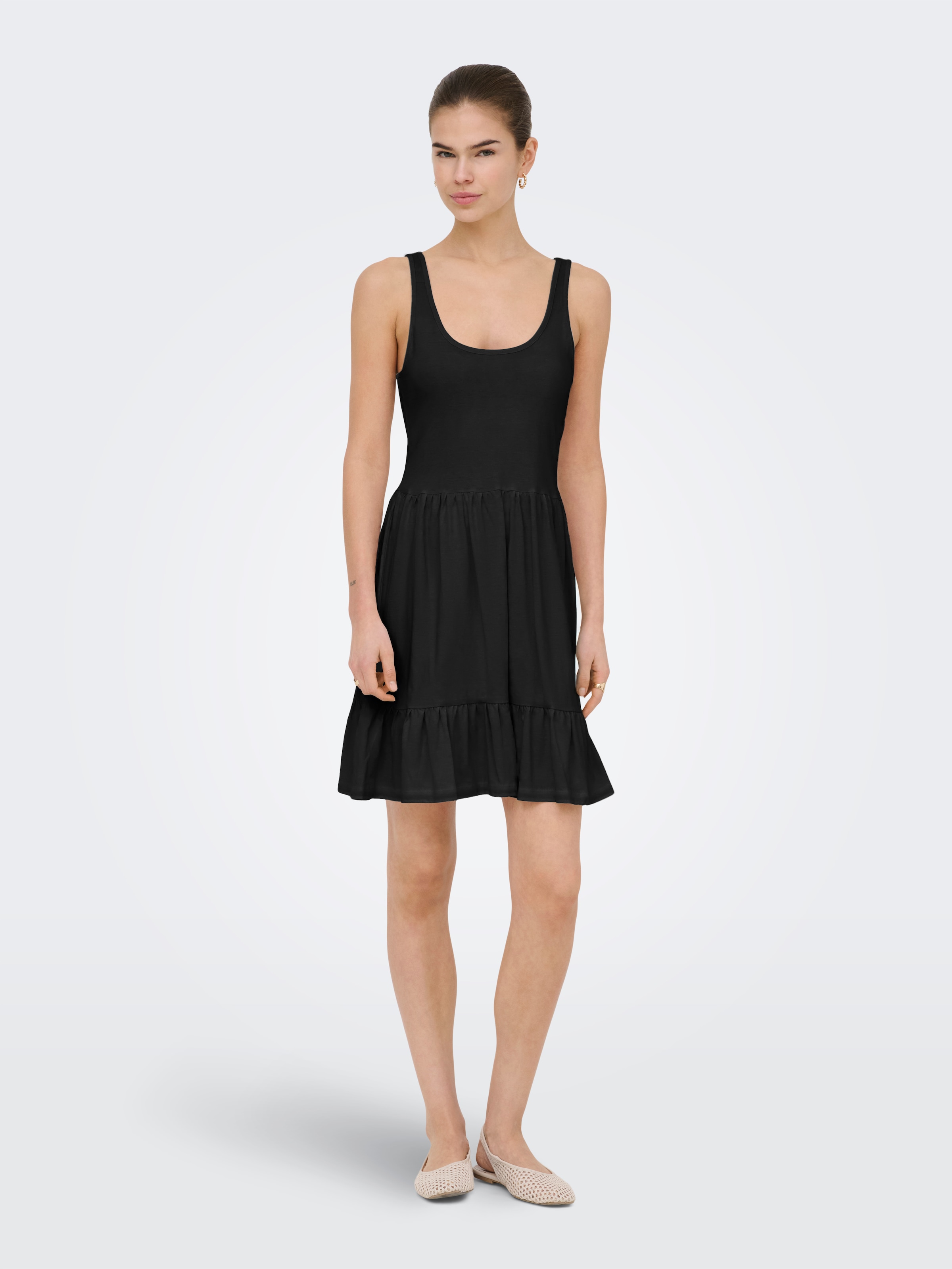ONLY Minikleid »ONLBLOOM S/L SHORT DRESS JRS« Baumwolle, regular fit