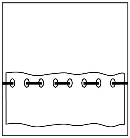 Stickereien Plauen Scheibengardine »Glocke«, (1 St.), veredelt mit echter  Plauener Spitze Stickerei