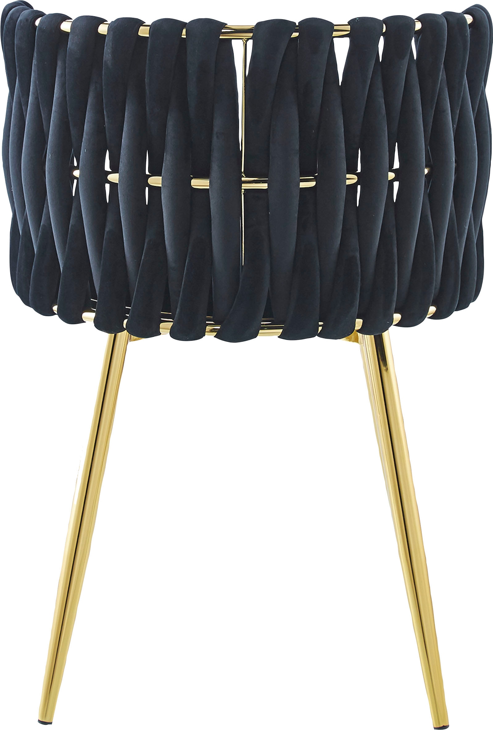 Kayoom Esszimmerstuhl »Stuhl Milla 125 2er-Set,tolles Design der Rückenlehne,runde Sitzfläche«, (Set), 2 St., Stoffbezug, samtweicher Bezug, hochwertig, vielseitig einsetzbarer Stuhl