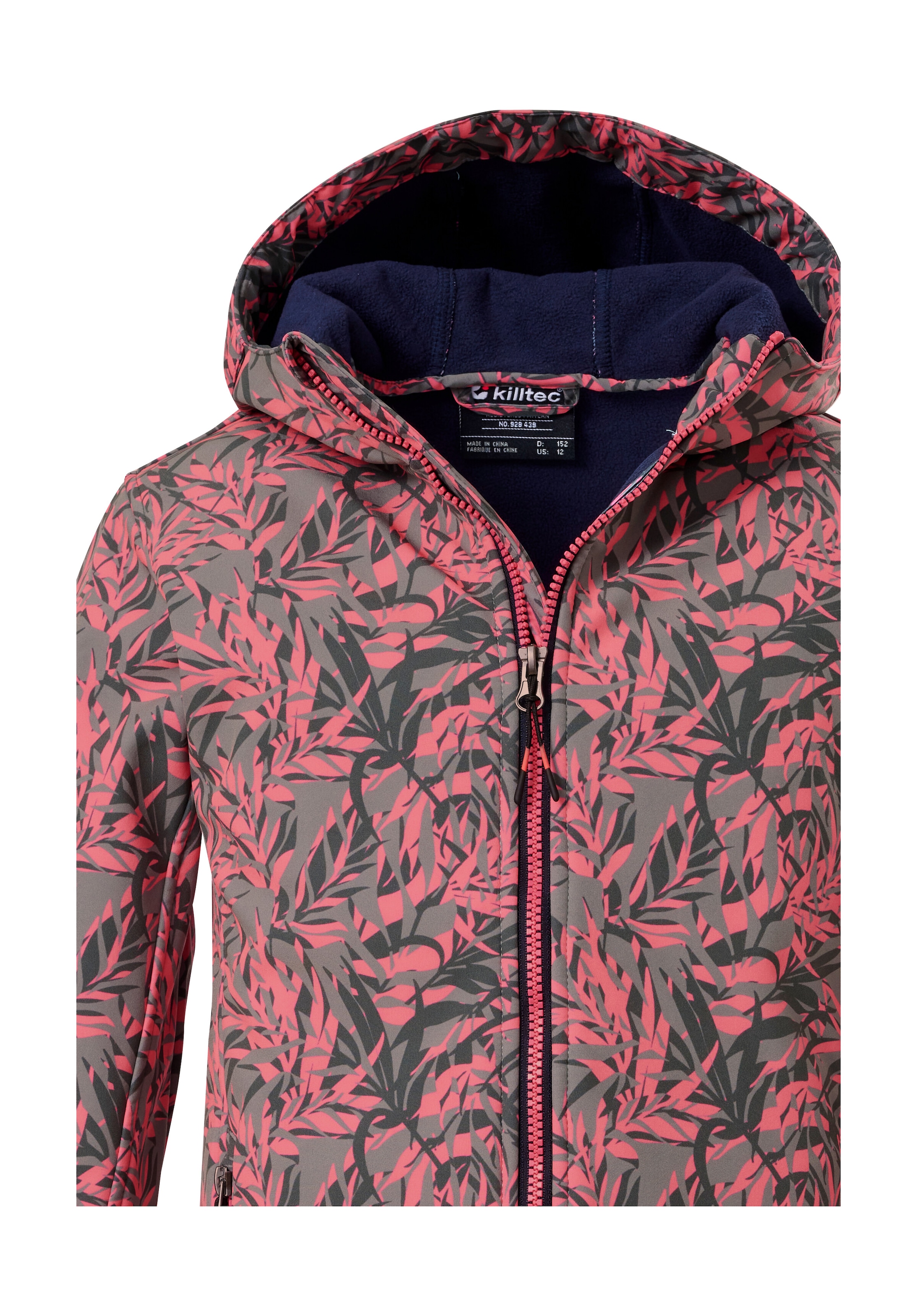 Killtec Softshelljacke »Mädchen Softshelljacke Print« Wasserdicht, windabweisend, atmungsaktiv, modischer Print