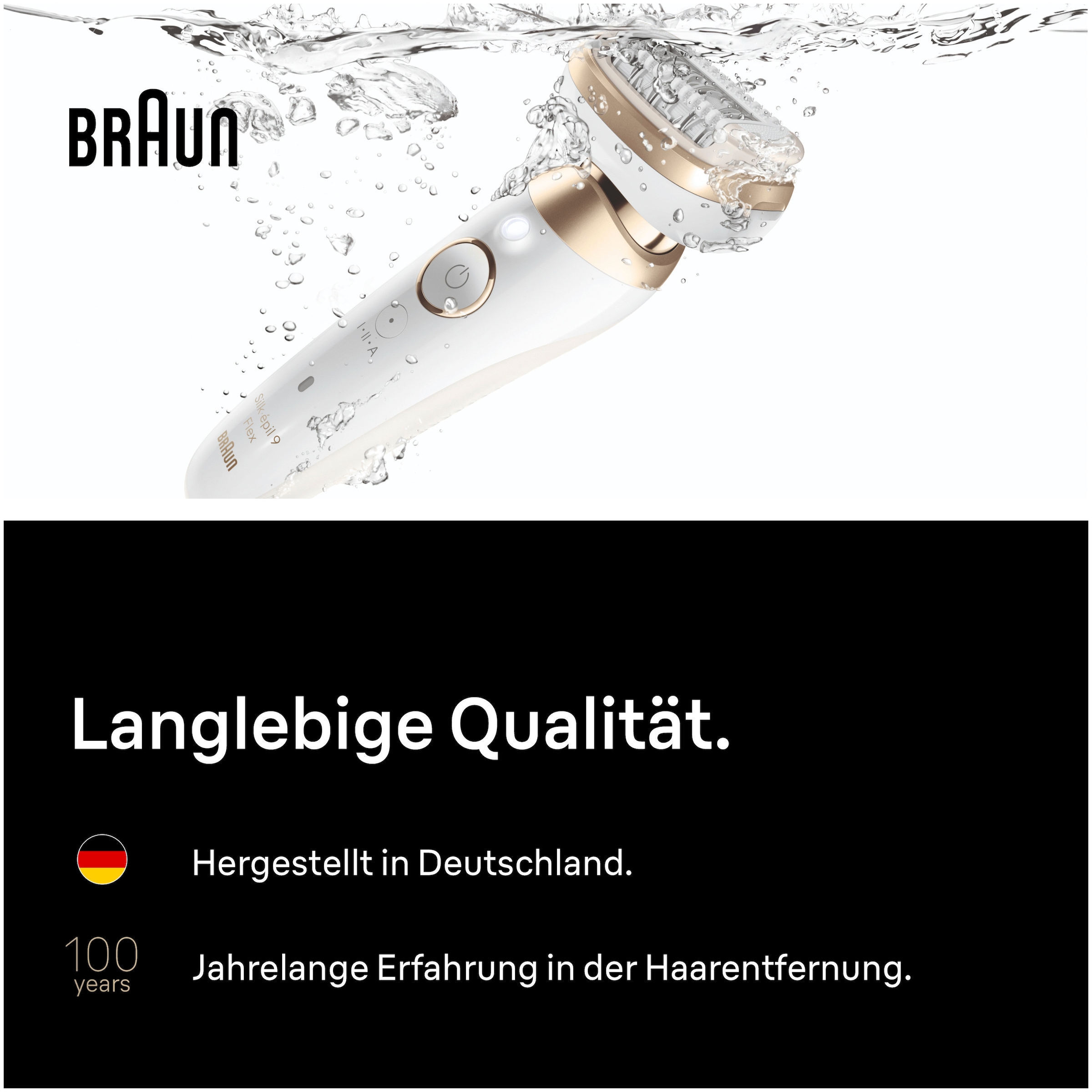 Braun Epilierer »Silk-épil 9 SES9-060 3D« 360° Flex, Wet & Dry, SmartLight, Rasieraufsatz, Trimmeraufsatz