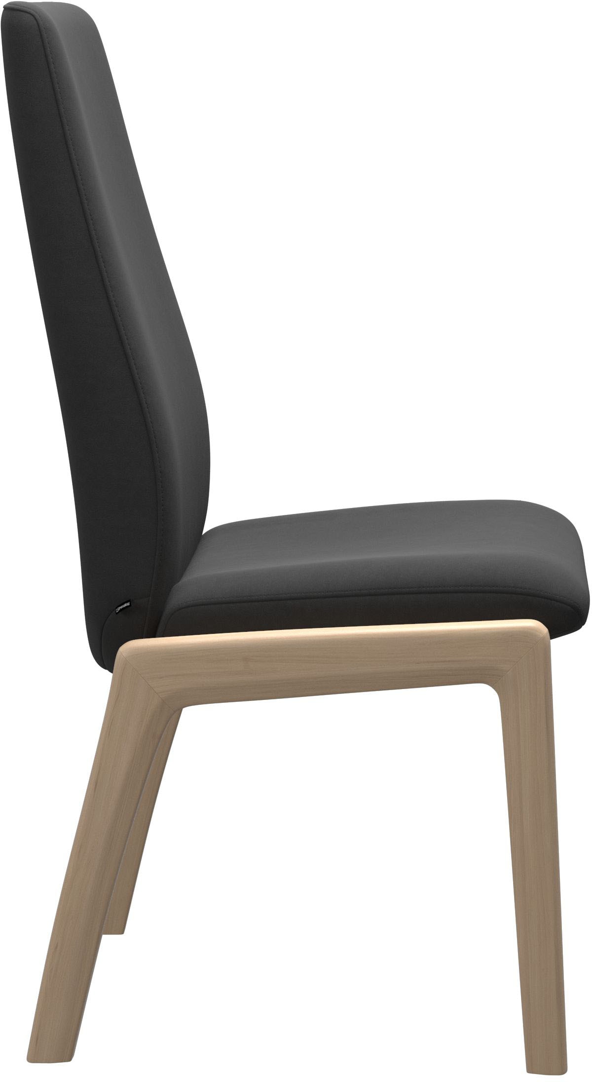 Stressless® Polsterstuhl »Laurel« () High Back, Größe L, mit abgerundeten Beinen in Schwarz