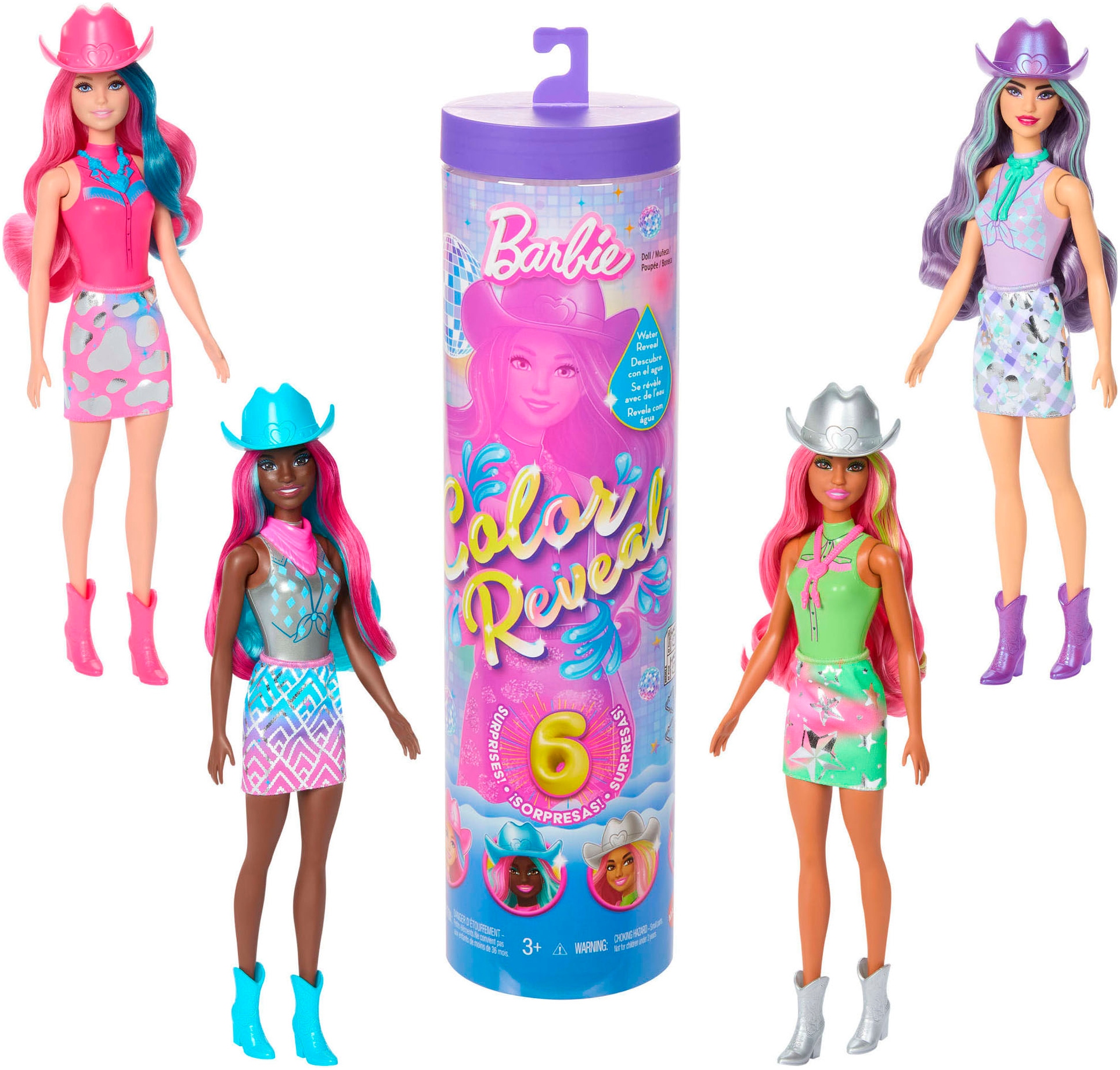 Barbie Anziehpuppe »Color Reveal Disco Star 11/1 Series«