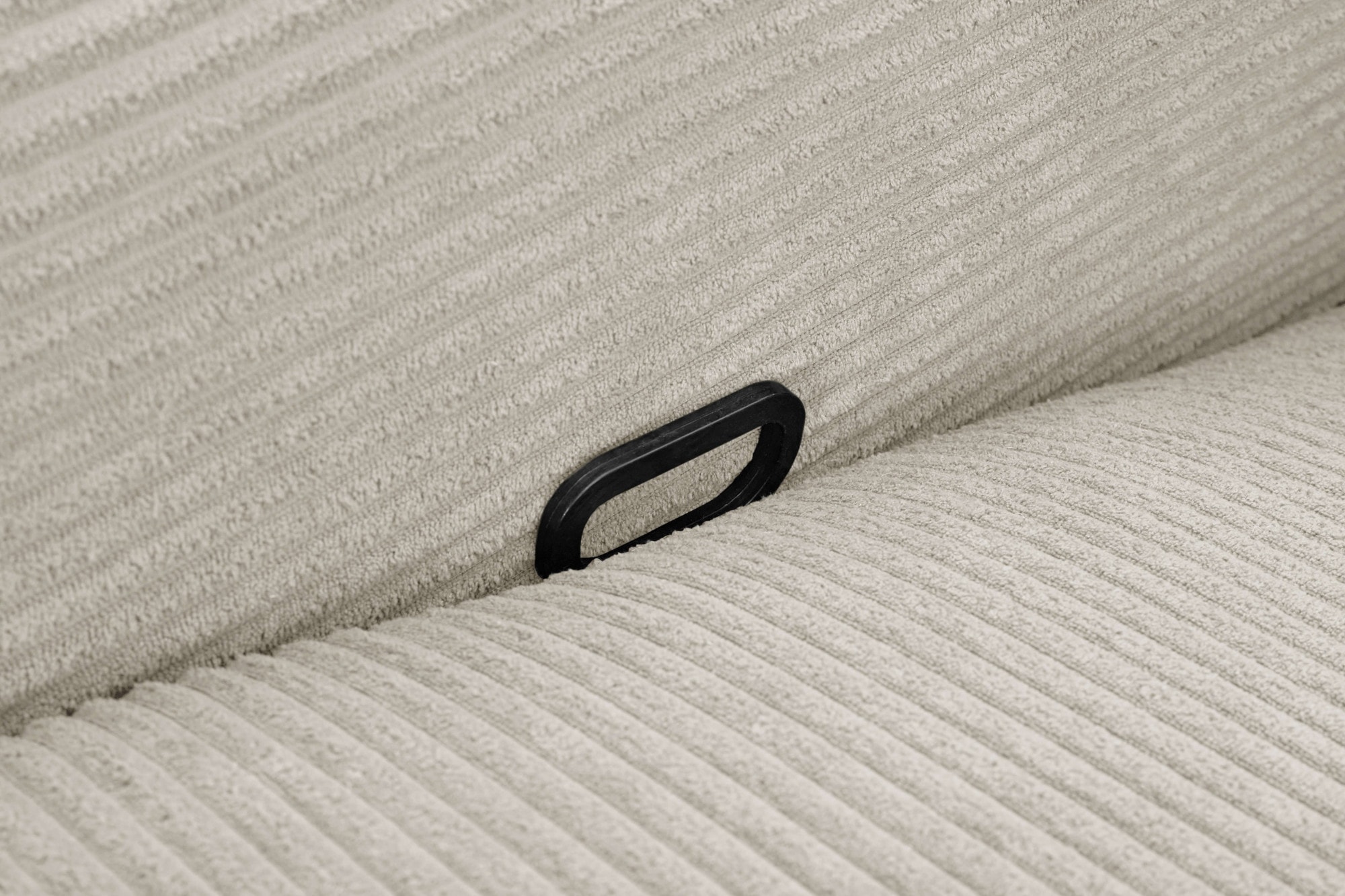 Home affaire 3-Sitzer »SKAANE Struktur-Sofa, 229 cm, manuelle-u. elektrische Relaxfunktion«, Relax-Funktion in 2 Sitzen, Kopfteilverstellung, Federkernpolsterung