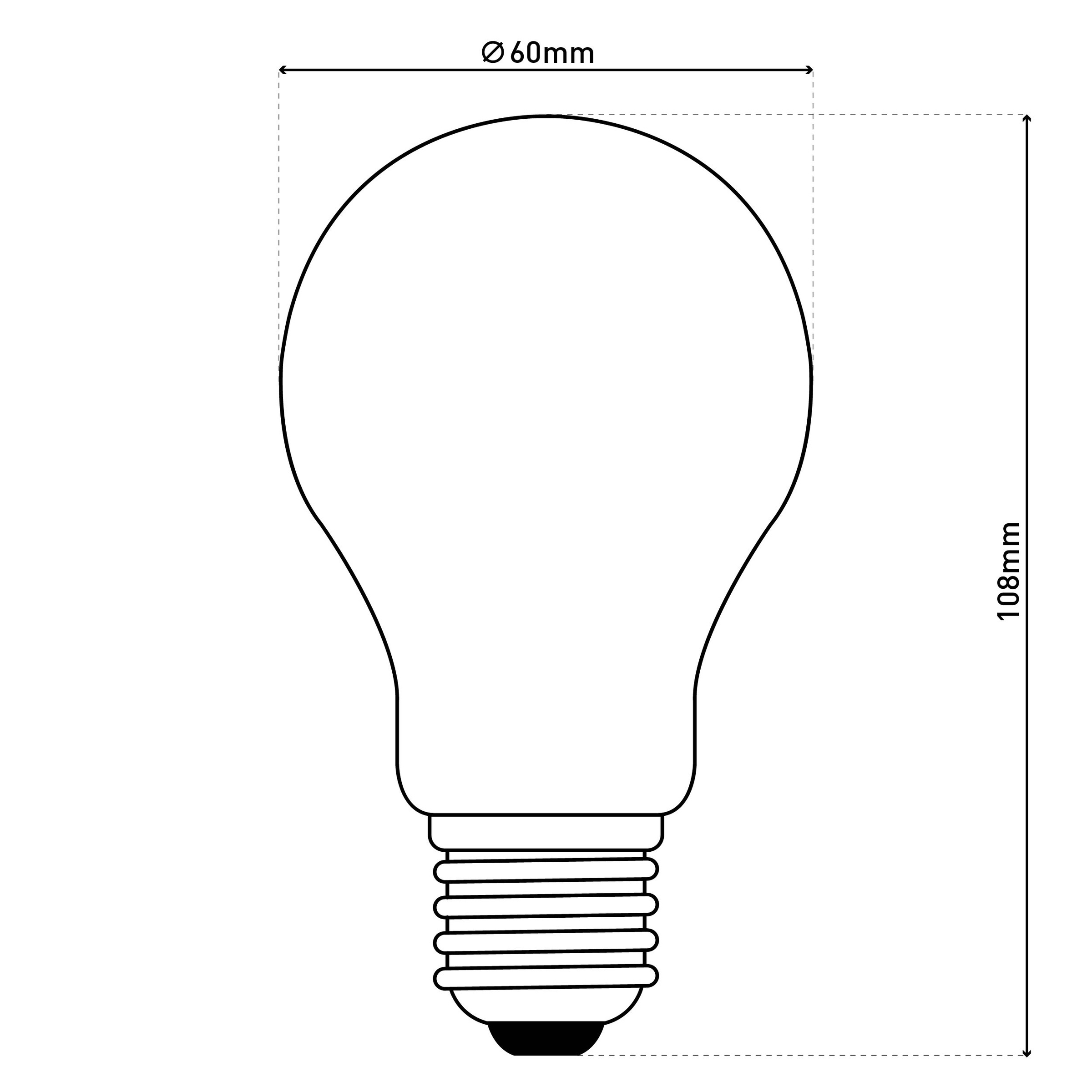 näve LED-Leuchtmittel »Bobs« E27 6 Stk. Warmweiß LED 6er Set, Leuchtmittel,6xE27total8,3W, nicht dimmbar