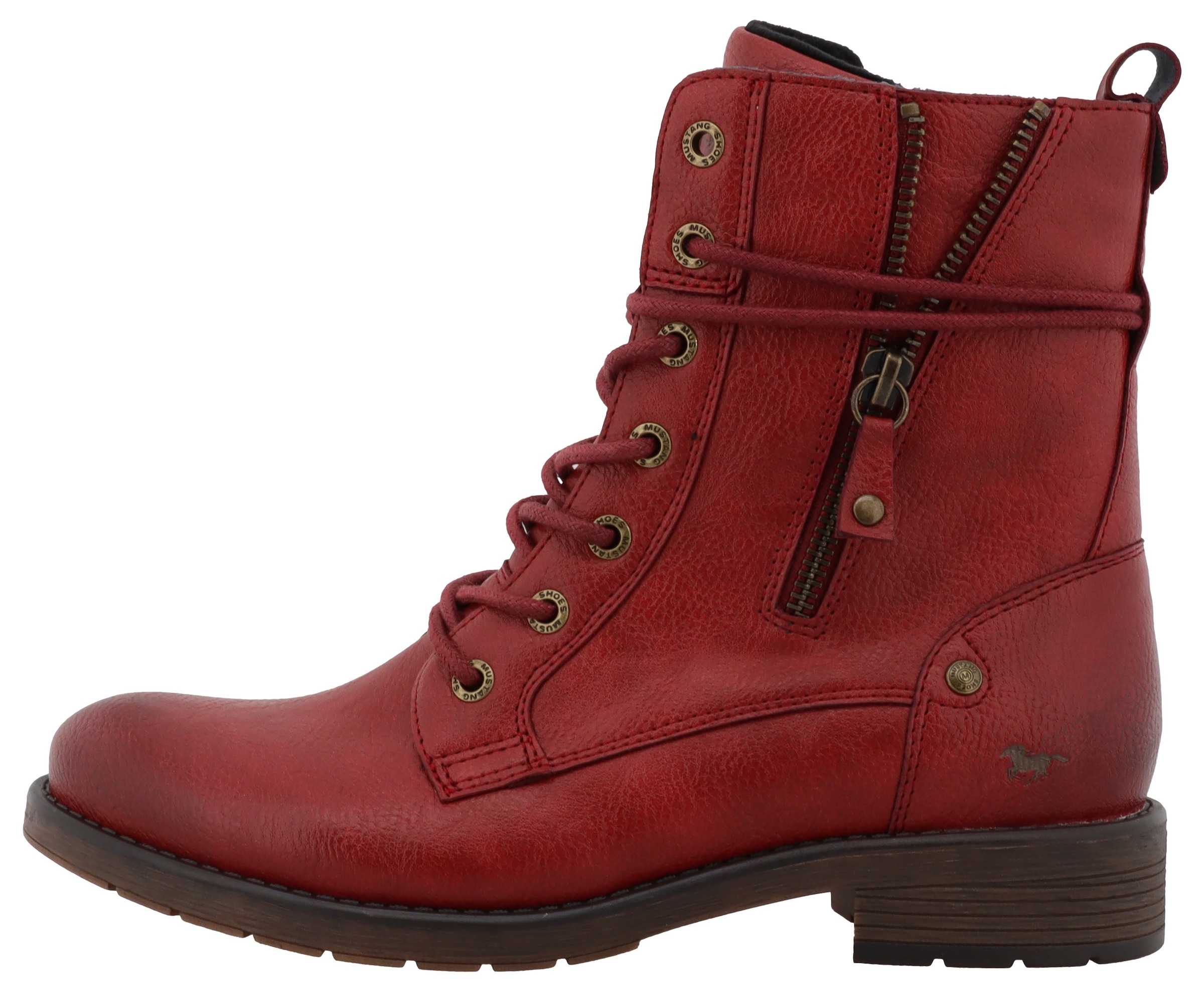 Mustang Shoes Winterstiefelette »Elfi«  Stiefelette, Winterboots mit neckischem Zierreißverschluss