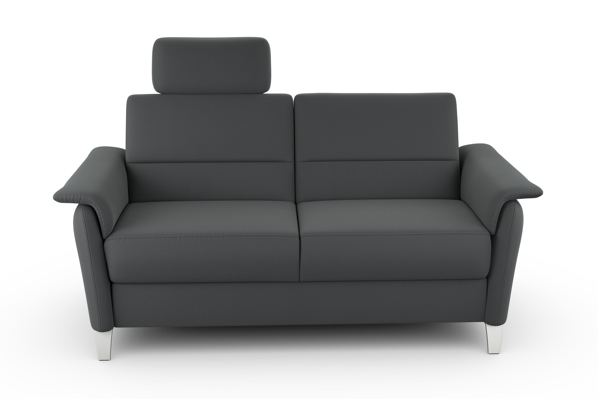 sit&more 2,5-Sitzer »Palmera«, Federkern-Polsterung, Steckvorrichtung für 2 Kopfstützen (optional)