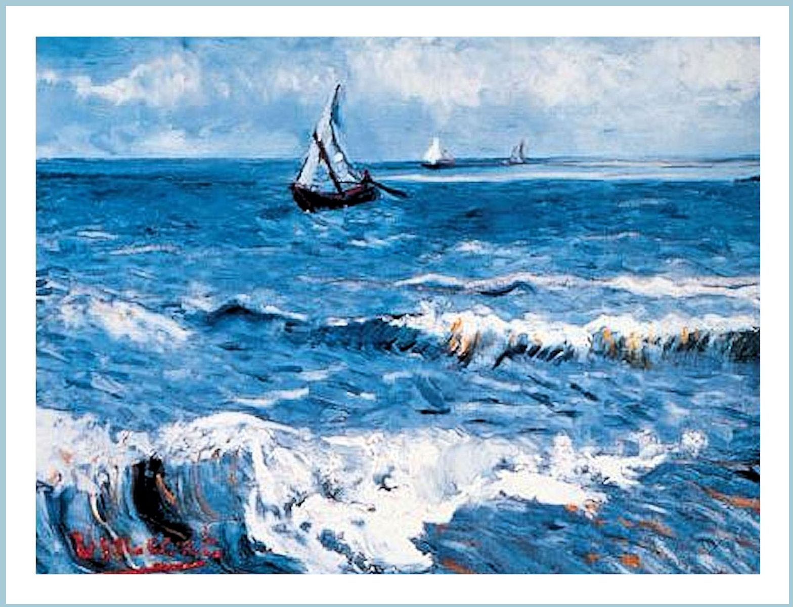 Home affaire Bild mit Rahmen »VAN GOGH / Meereslandschaft«, (1 St.) kaufen