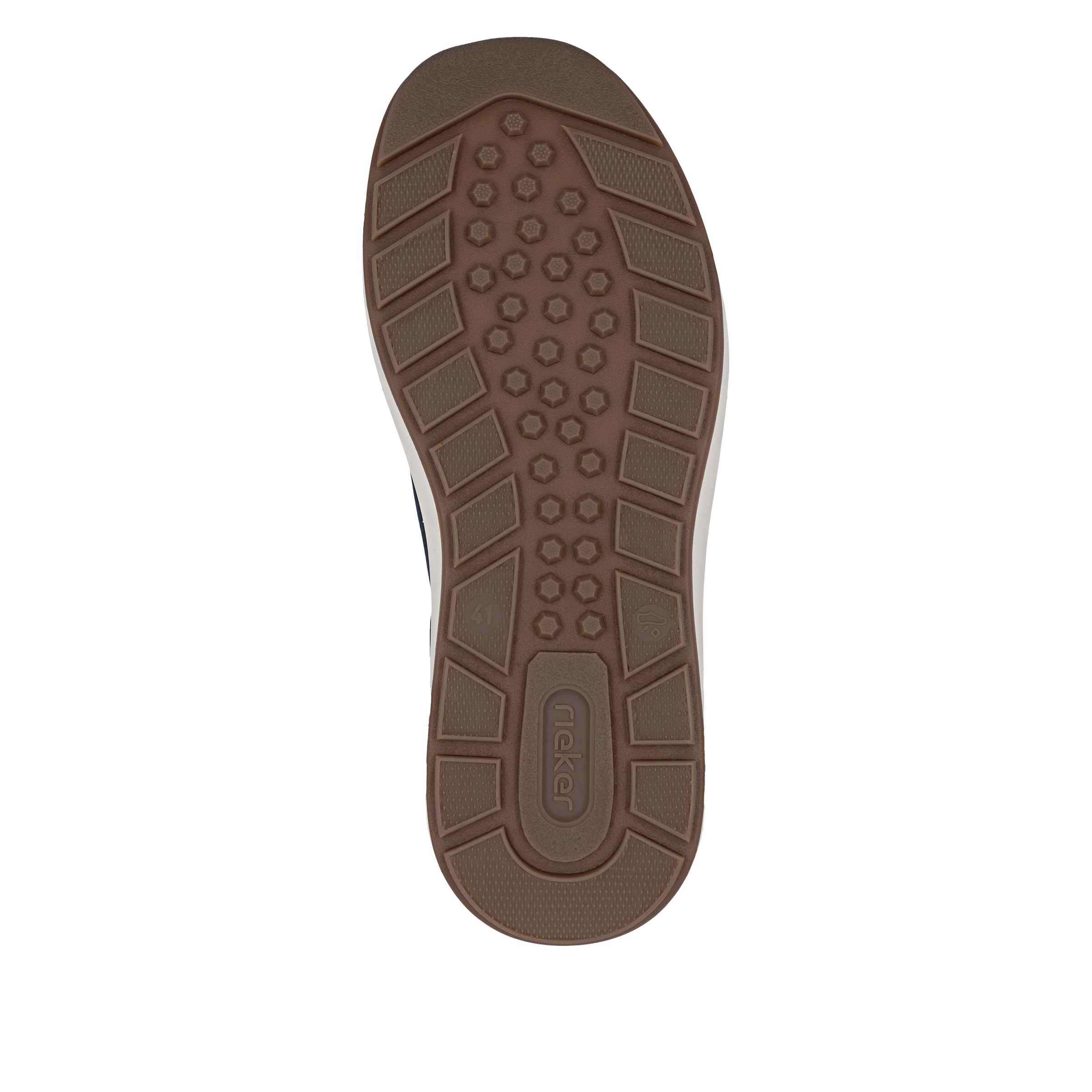 Rieker Sneaker  Schnürschuh, Halbschuh, Freizeitschuh mit Reißverschluss seitlich