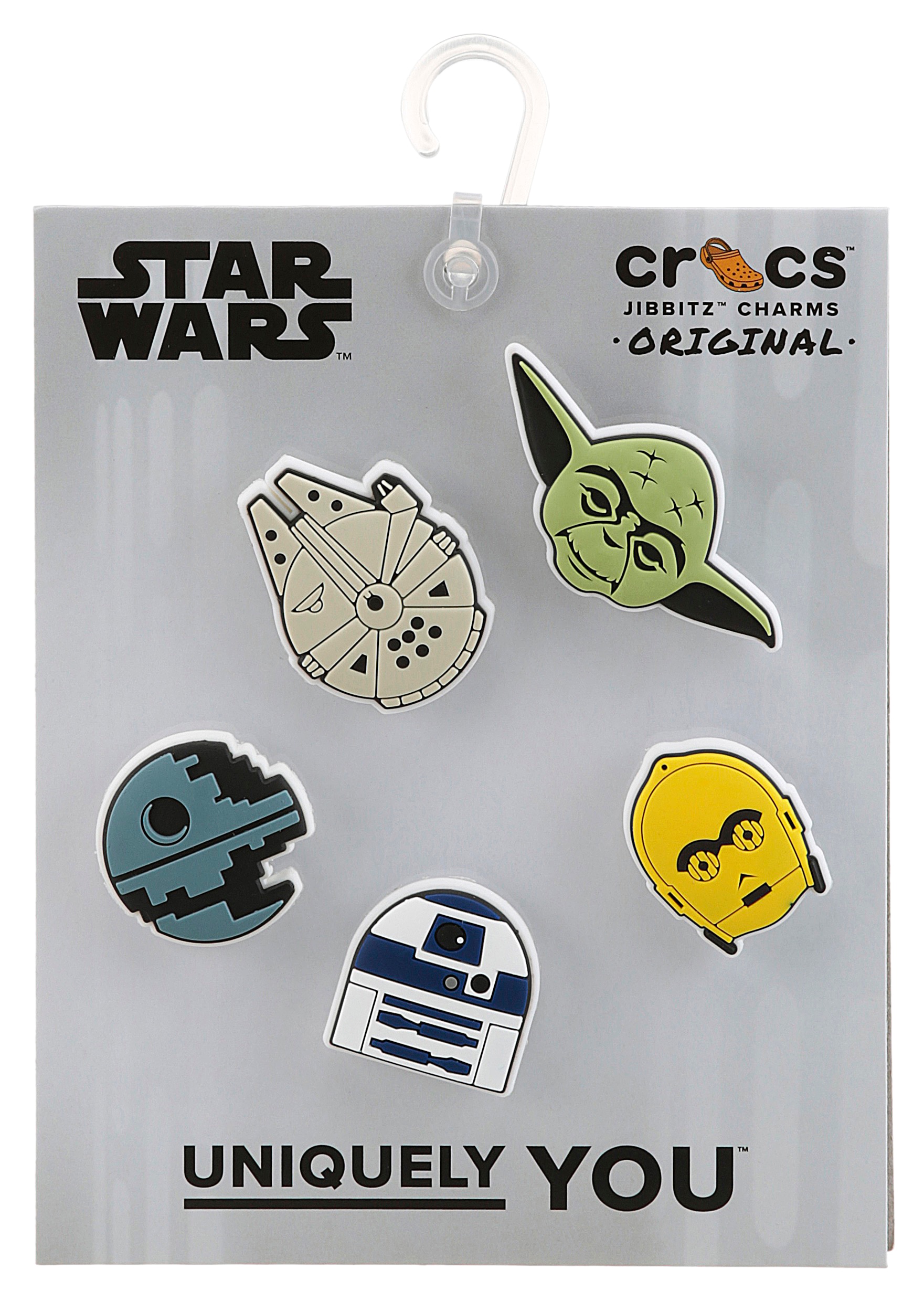 Crocs Schuhanstecker »Jibbitz™ Star Wars«, (Set, 5 tlg., Kein Spielzeug. Nicht für Kinder unter 3 Jahren geeignet), Schuh Charms mit Star Wars Figuren