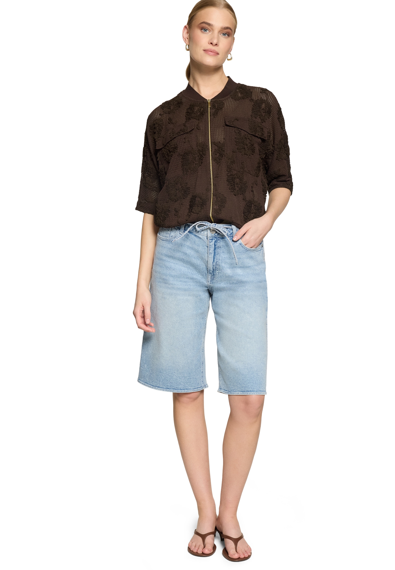 Zero Blouson »Blouson mit Fledermausärmeln«