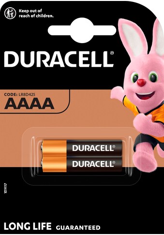 Duracell Batterie »2er Pack Spezial Alkaline AAAA, 1,5 V LR8D425«, (2 St.) kaufen