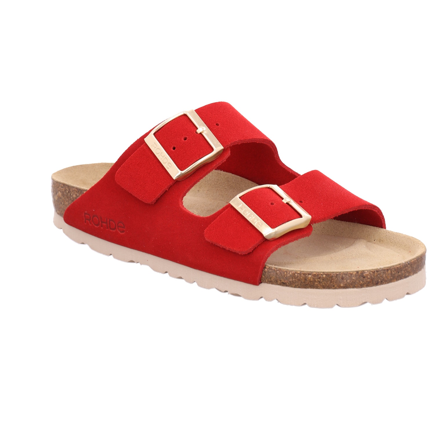 Rohde Pantolette »ALBA«  Sommerschuh, Hausschuh, Zweischnaller, Strandschuh mit Softfußbett