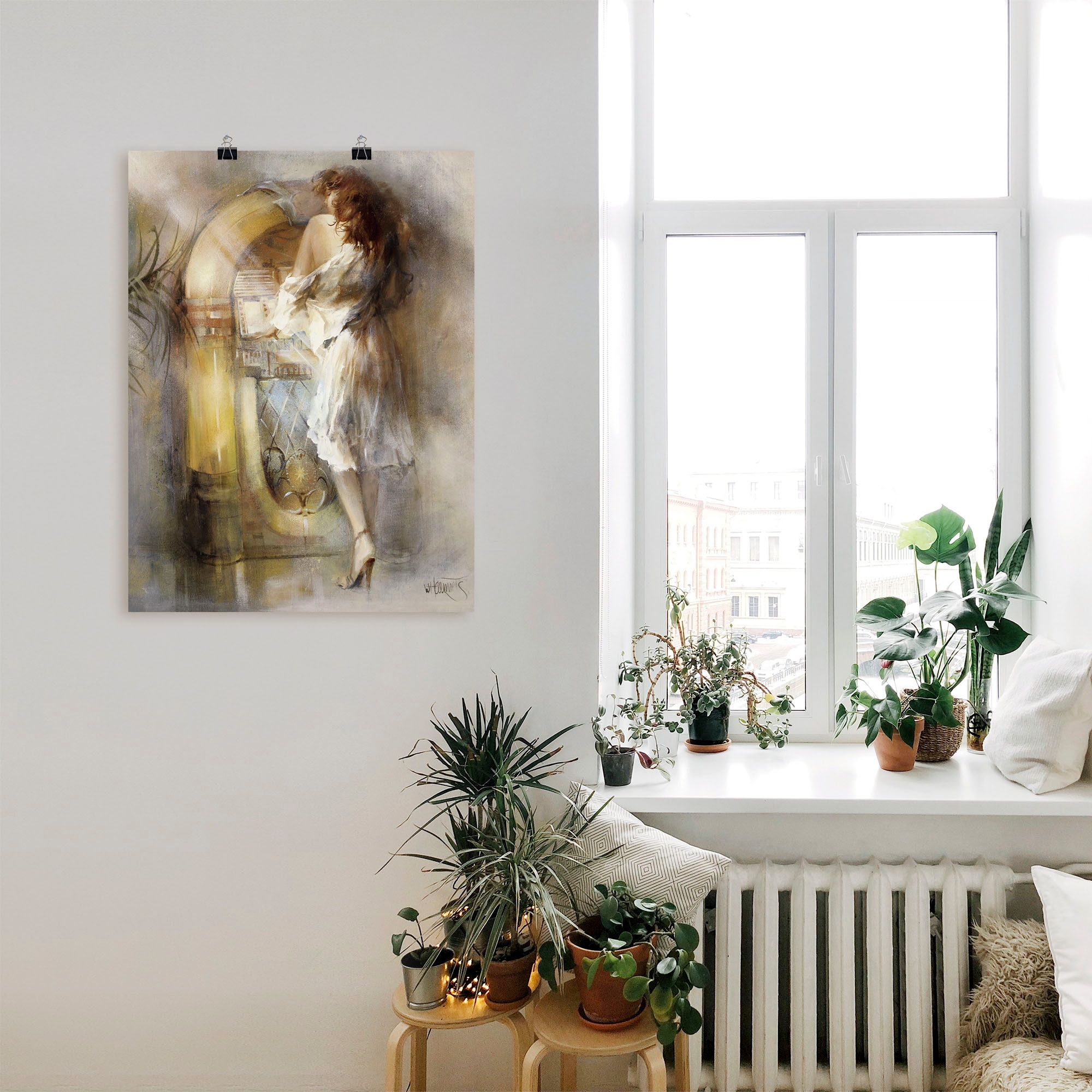 Artland Wandbild »In der Zeit verloren« Frau 1 Stk. tlg. ohne Rahmen