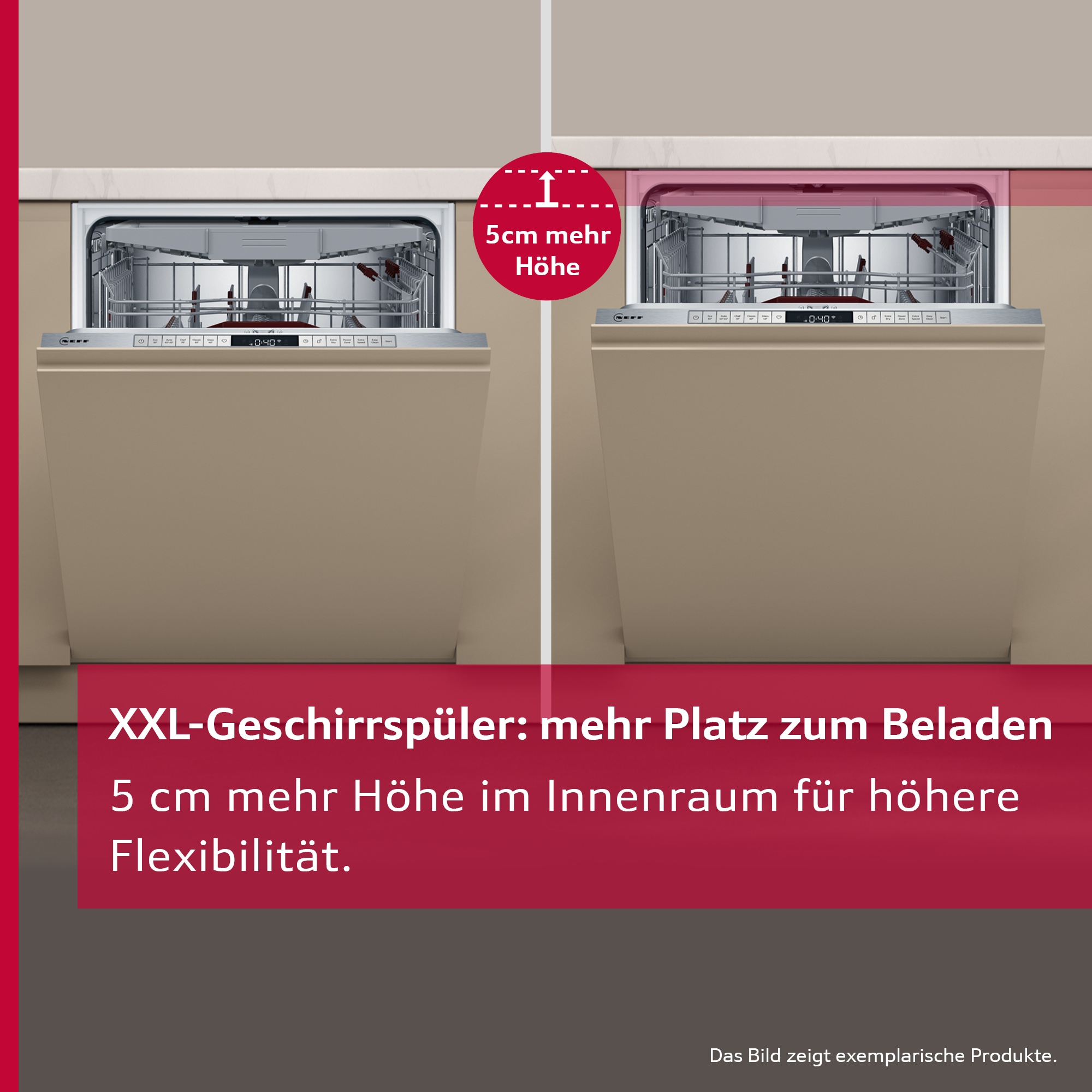 NEFF vollintegrierbarer Geschirrspüler XXL »S253ITX01E«, 13 Maßgedecke, mit Aquasensor