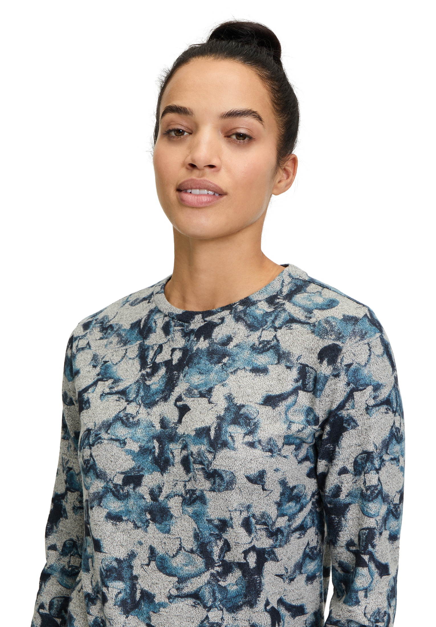Betty&Co Langarmshirt »Casual-Shirt mit Tunnelzug«