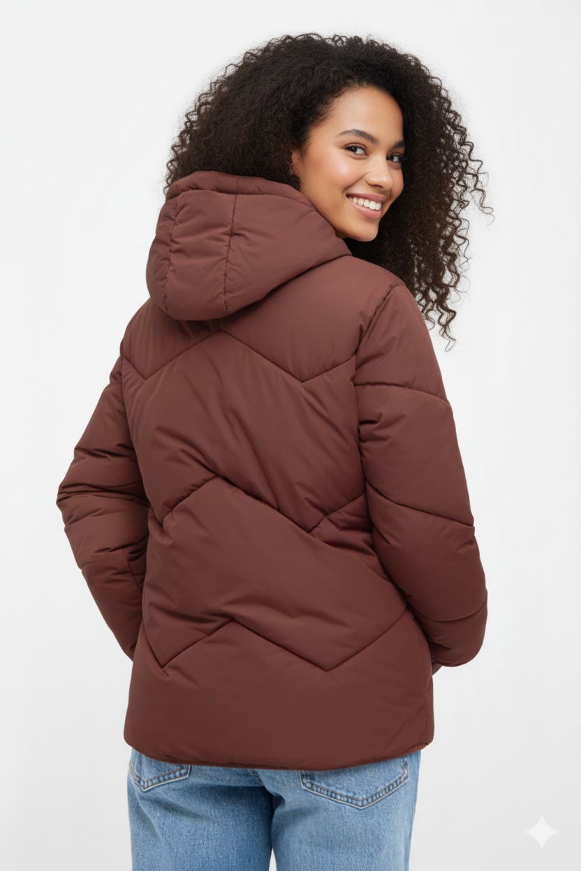 Bench. Steppjacke »KRIYA« mit Kapuze leichte Winterjacke mit hoher Wärmeleistung und Zick Zack Steppung