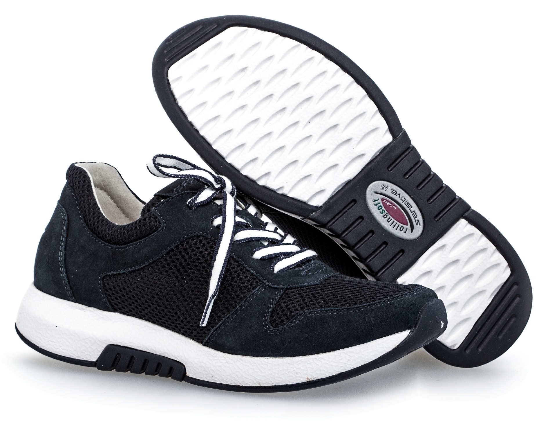 Gabor Rollingsoft Keilsneaker, mit OPTIFIT-Wechselfußbett, Freizeitschuh, Halbschuh, Schnürschuh