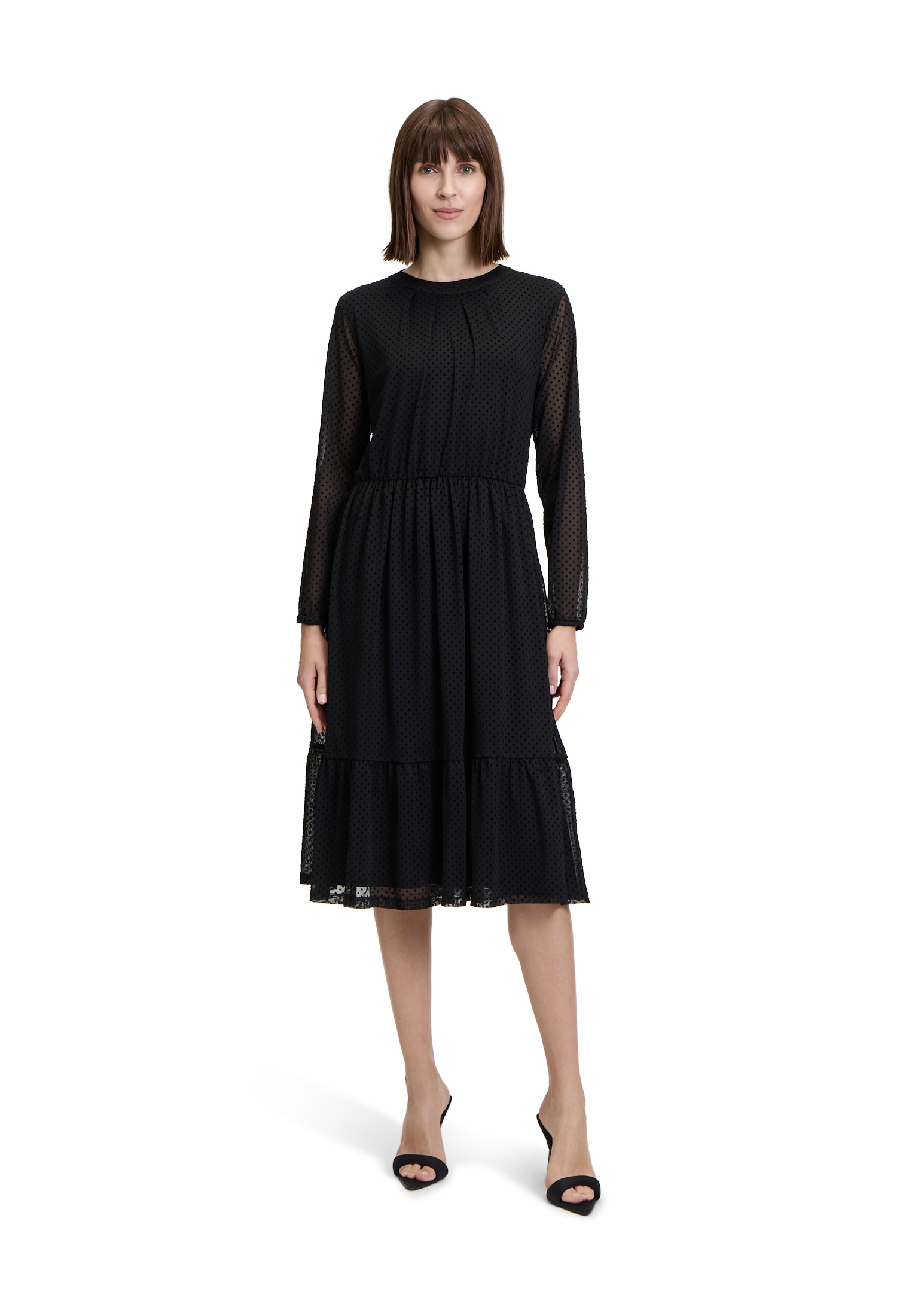 Betty&Co Midikleid »Stufenkleid langarm«