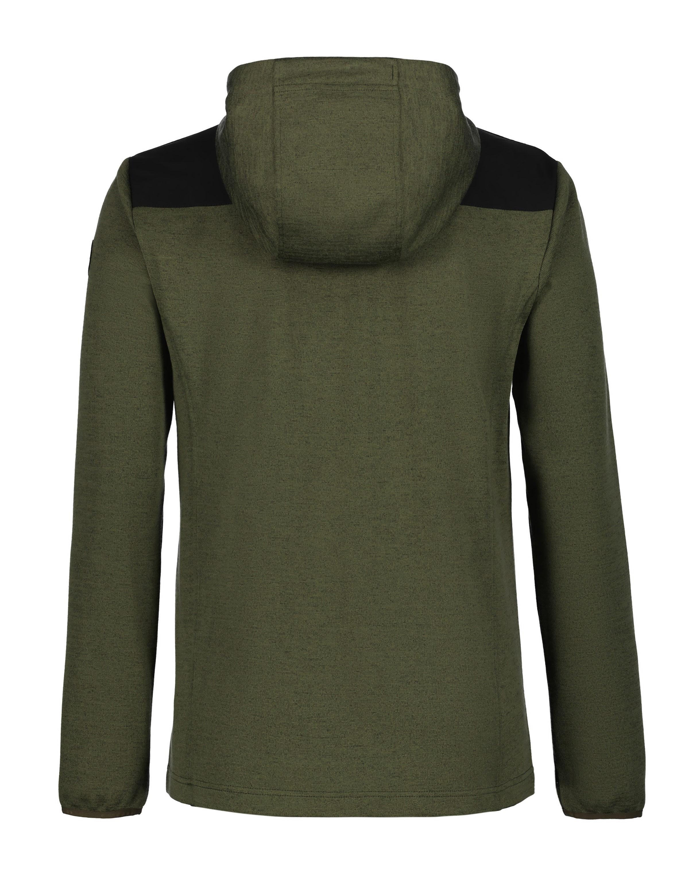 Icepeak Strickfleecejacke »H STRICKFLEECEJACKE AGAR«, mit Kapuze, mit Logopatch am Oberarm