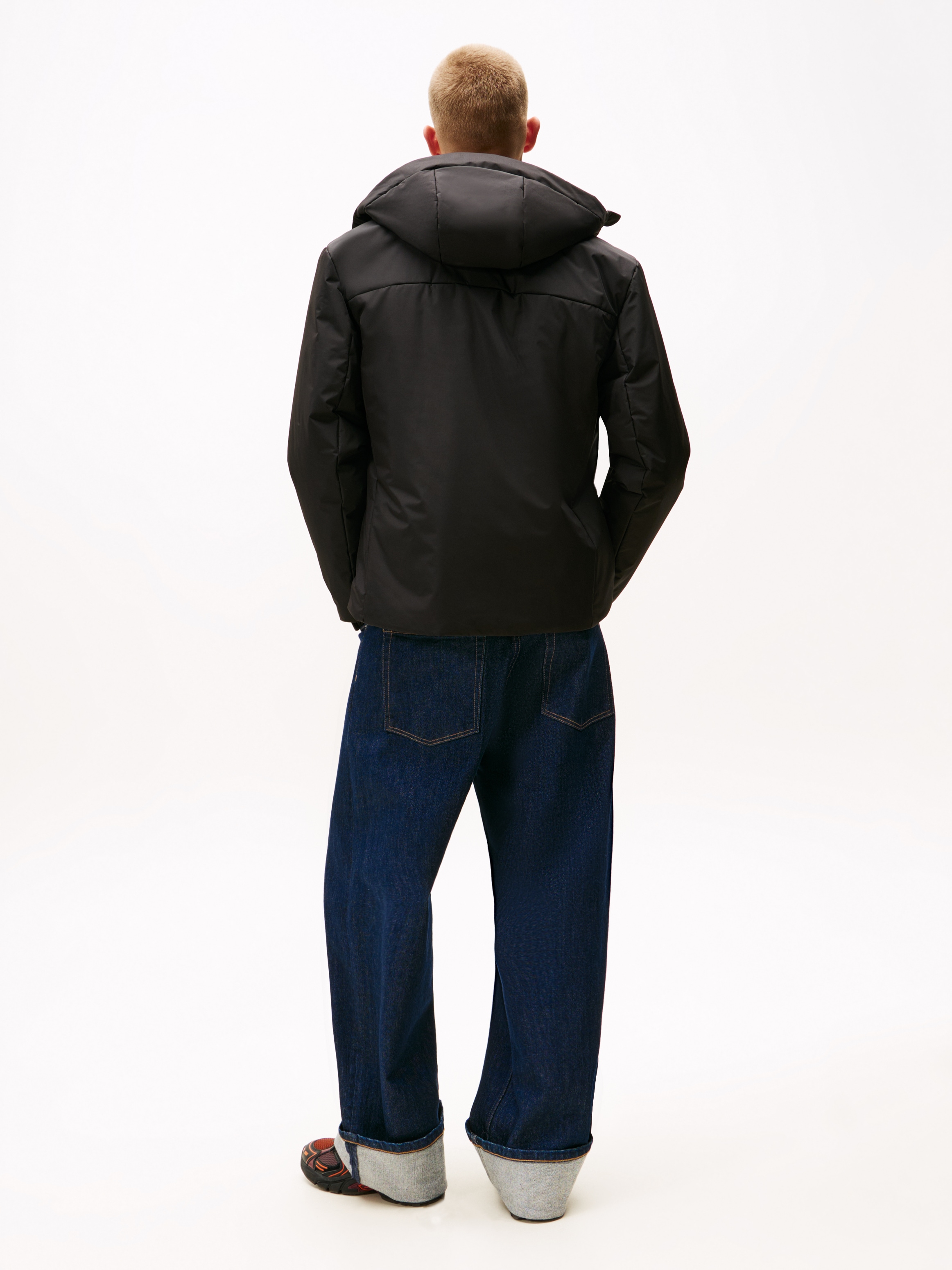 Tommy Jeans Outdoorjacke mit Kapuze Freizeitjacke, Übergangsjacke, Regular Fit, Kapuze