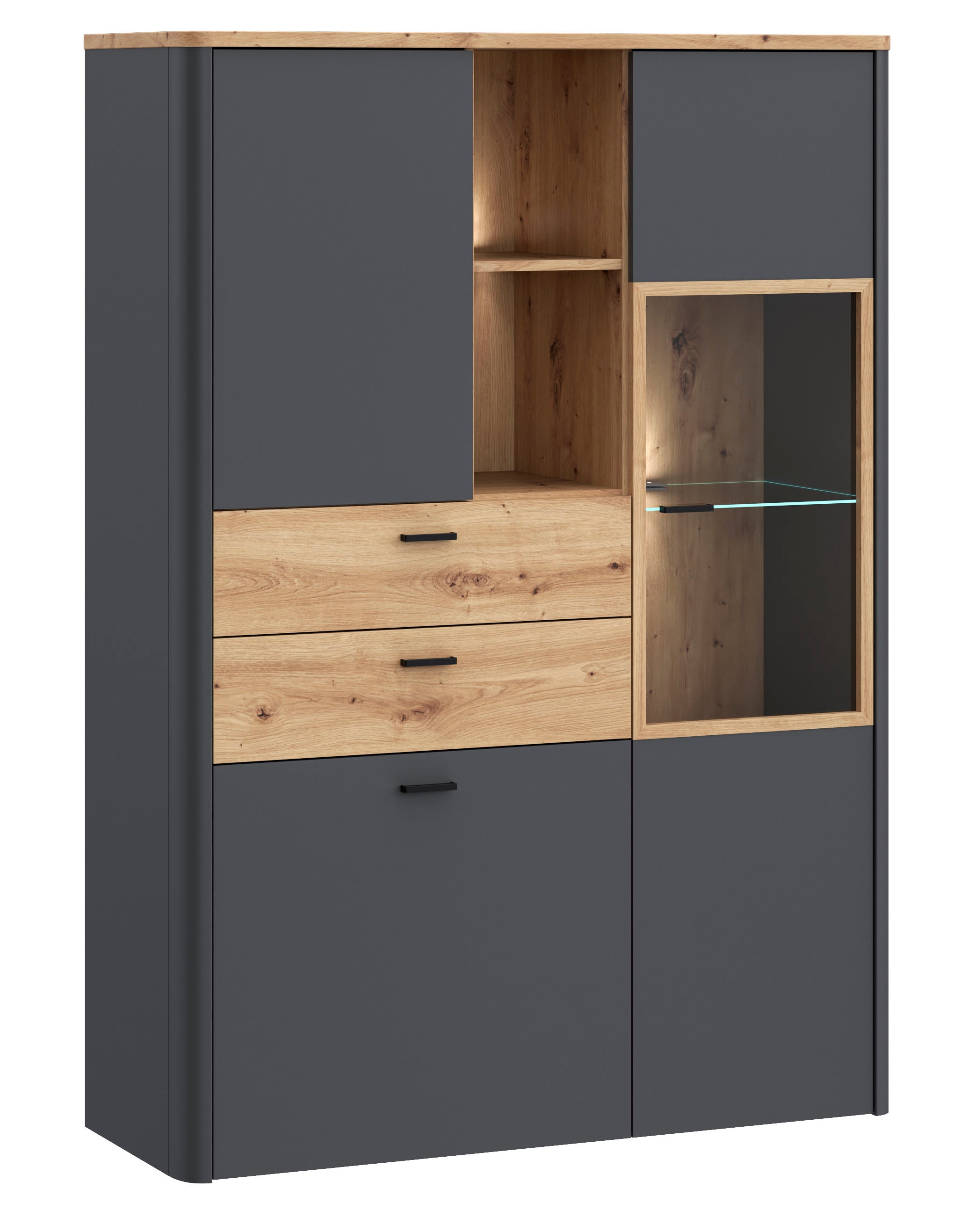 FORTE Highboard »Leokadia«, Breite ca. 113 cm