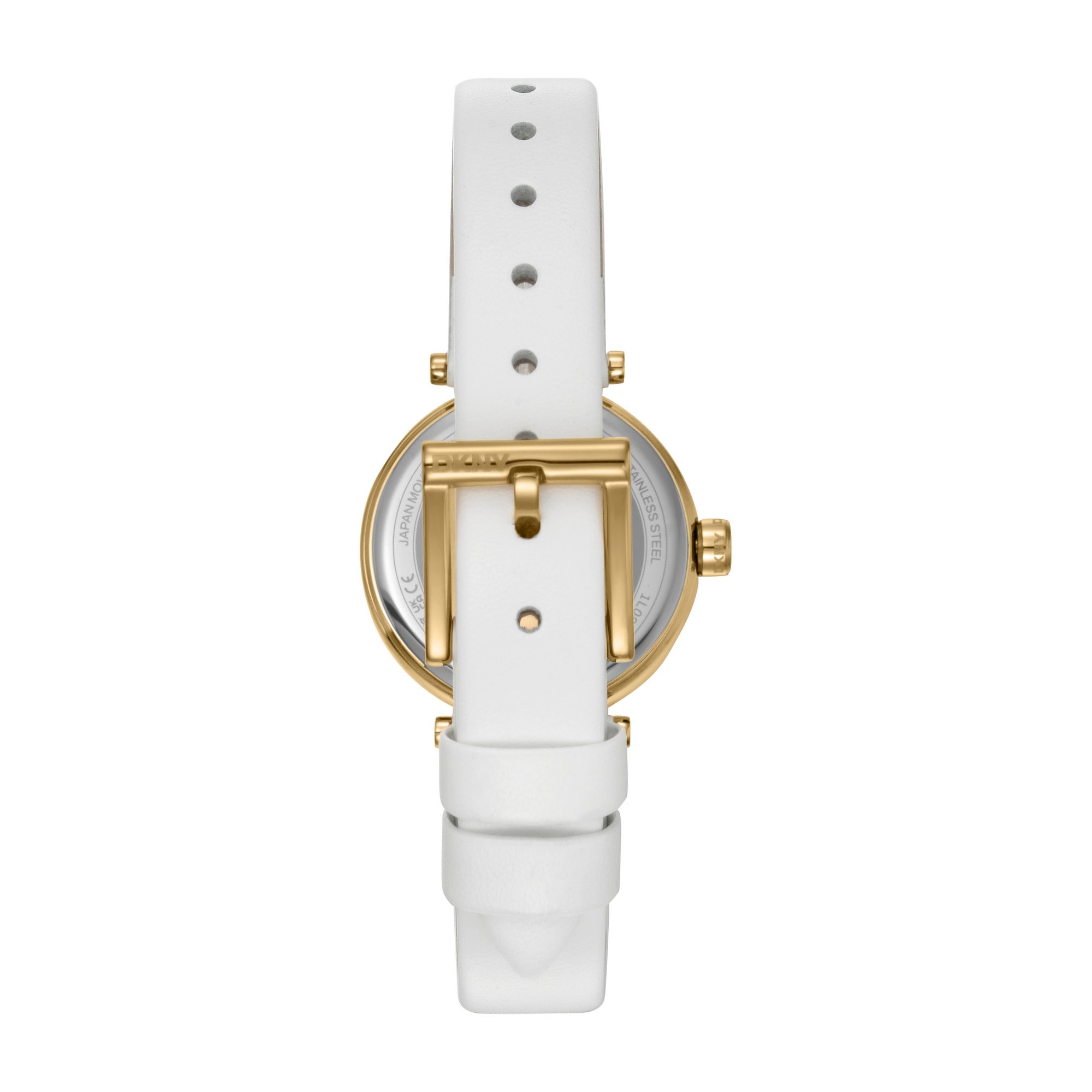 DKNY Quarzuhr »Urban« Armbanduhr, Damenuhr, Lederarmband, analog