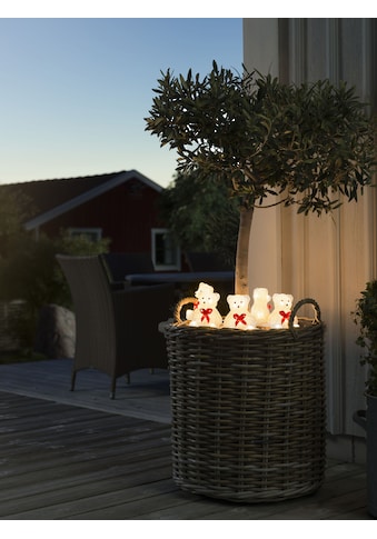 KONSTSMIDE LED-Lichterkette »Weihnachtsdeko aussen«, 40 St.-flammig, LED Acryl Bären... kaufen