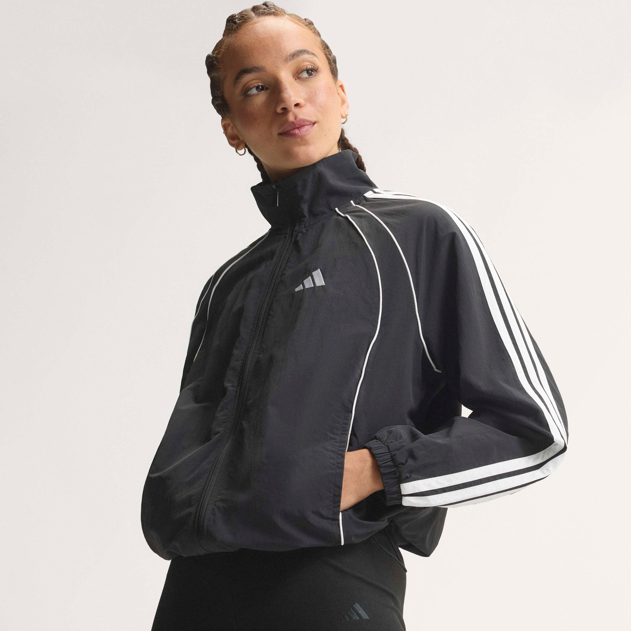 adidas Sportswear Sweatjacke »ICONIC, GEWEBT, 3-STREIFEN«