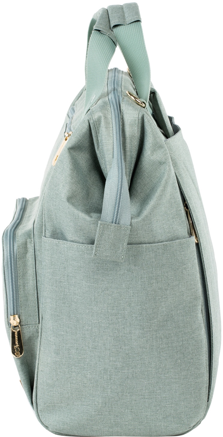 Wickelrucksack ♕ Backpack »Glam, PETA-approved Goldie, mint«, LÄSSIG vegan bei