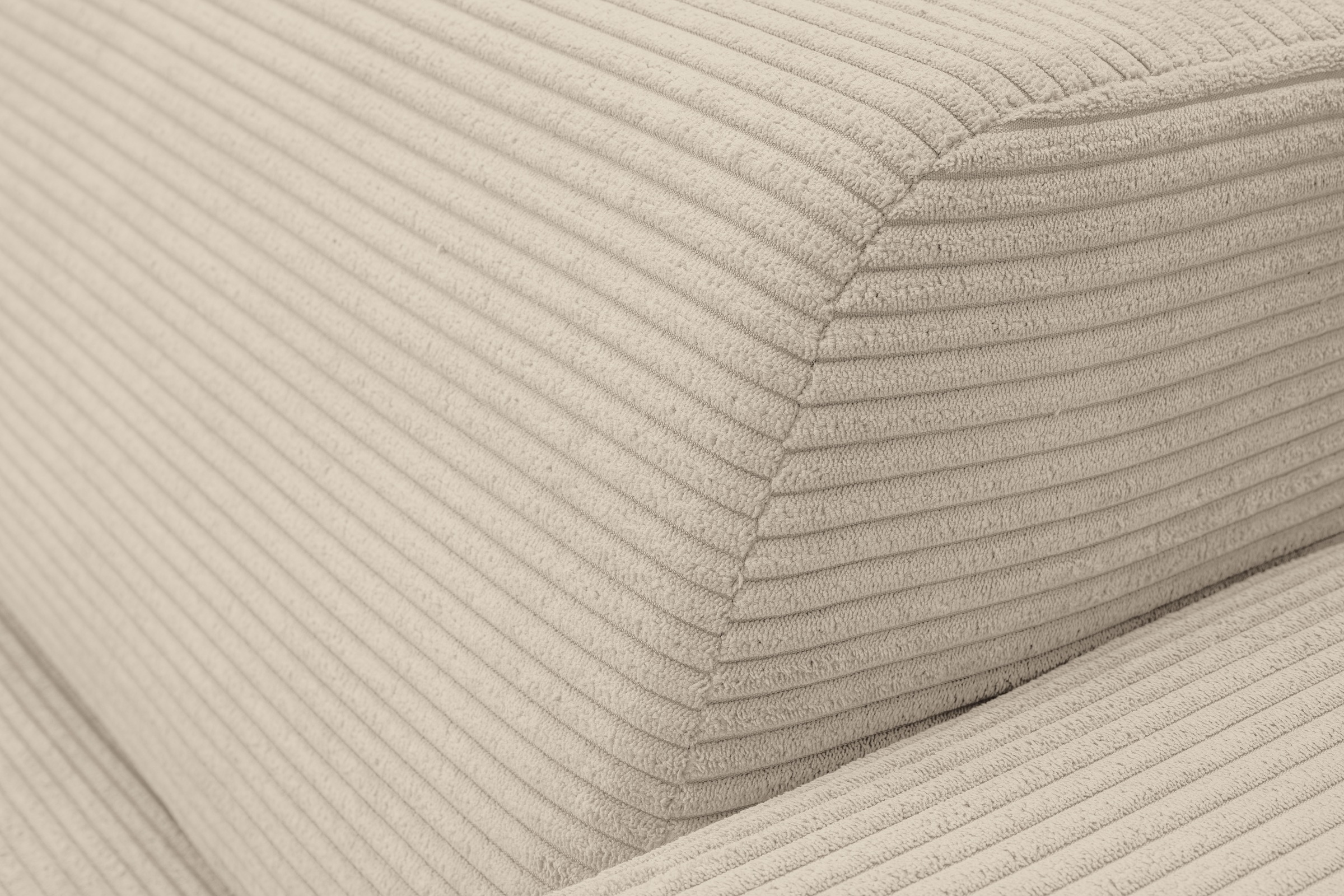 WERK2 Sofa »Zeus 3-Sitzer, Big-Sofa, Breite 256cm, Tiefe 105cm, modern und bequem«, Curvy Trend 3-Sitzer mit urbaner Optik
