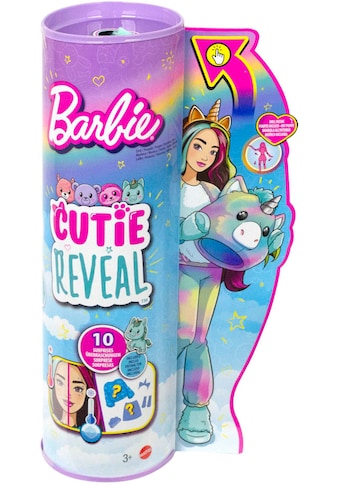 Barbie Anziehpuppe »Cutie Reveal«, mit Einhorn-Plüschkostüm und 10 Überraschungen kaufen