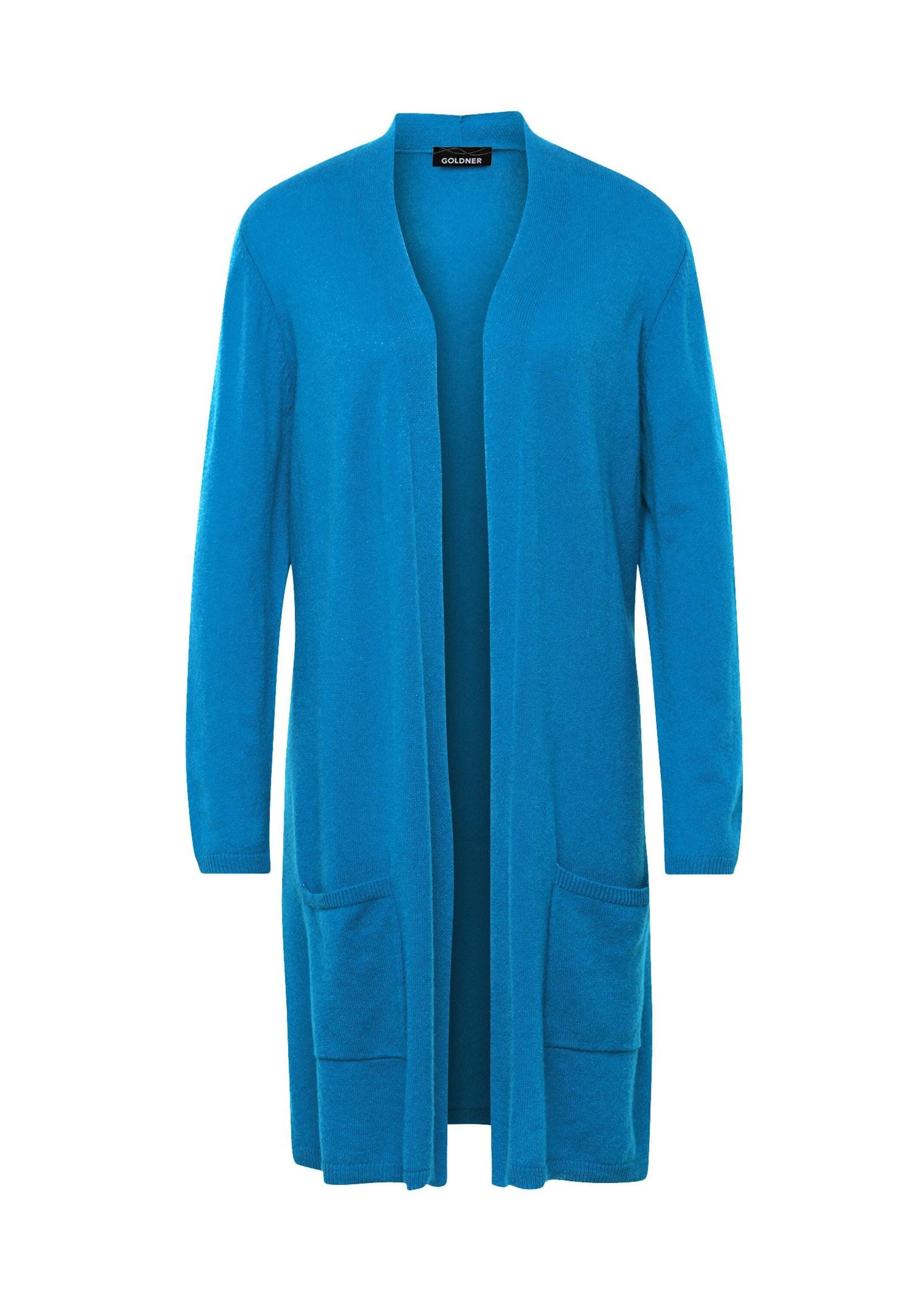 GOLDNER Strickjacke »Kurzgröße Modische Kaschmir-Longstrickjacke« Ohne