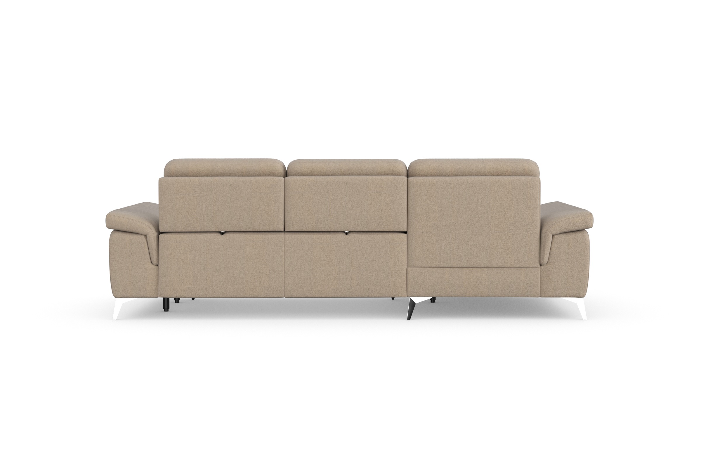 sit&more Ecksofa »Padua L-Form«, inklusive Sitztiefenverstellung, Armteilfunktion und Federkern