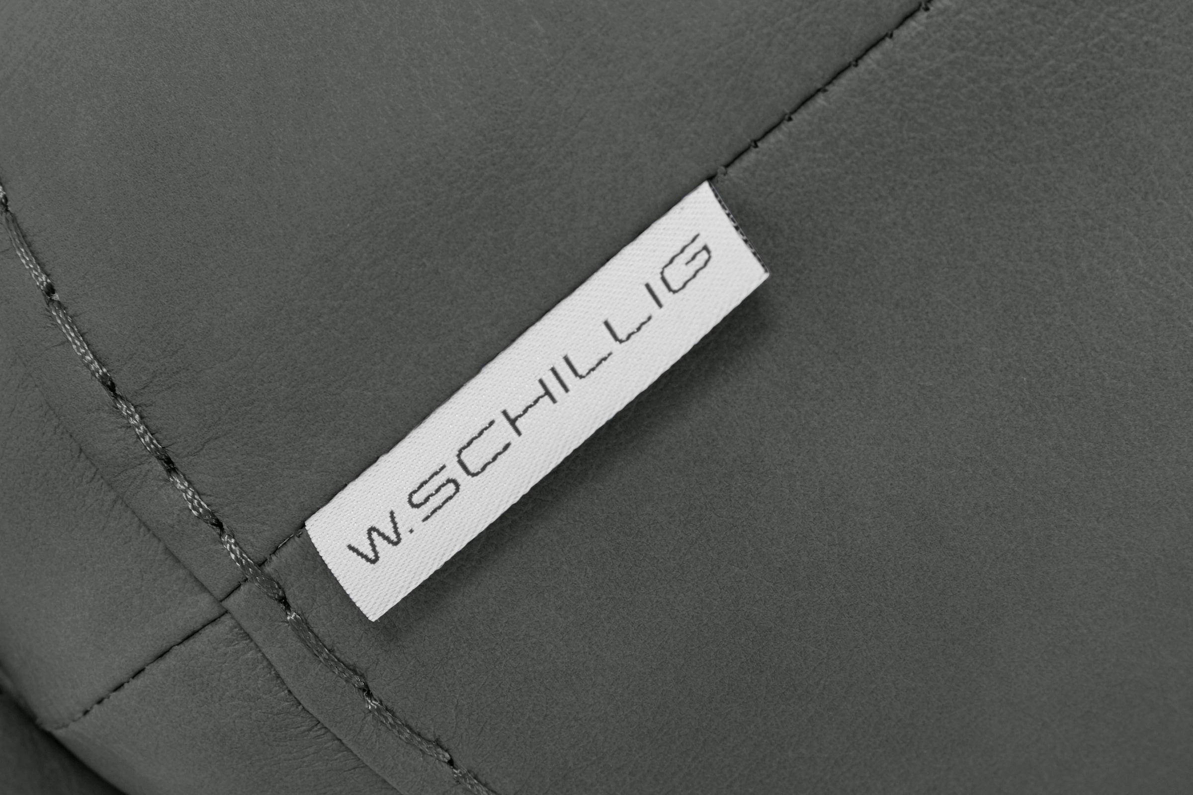 W.SCHILLIG Hocker »montanaa«, mit Metallfüßen in Schwarz pulverbeschichtet, Breite 71 cm