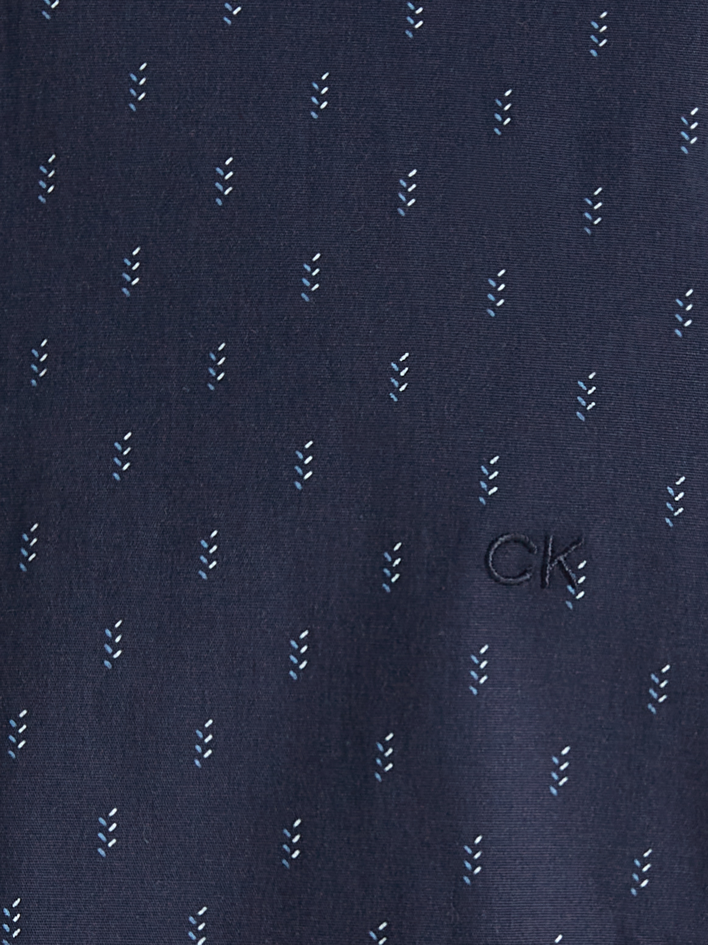 Calvin Klein Langarmhemd »POPLIN LEAF PRINT SLIM SHIRT«