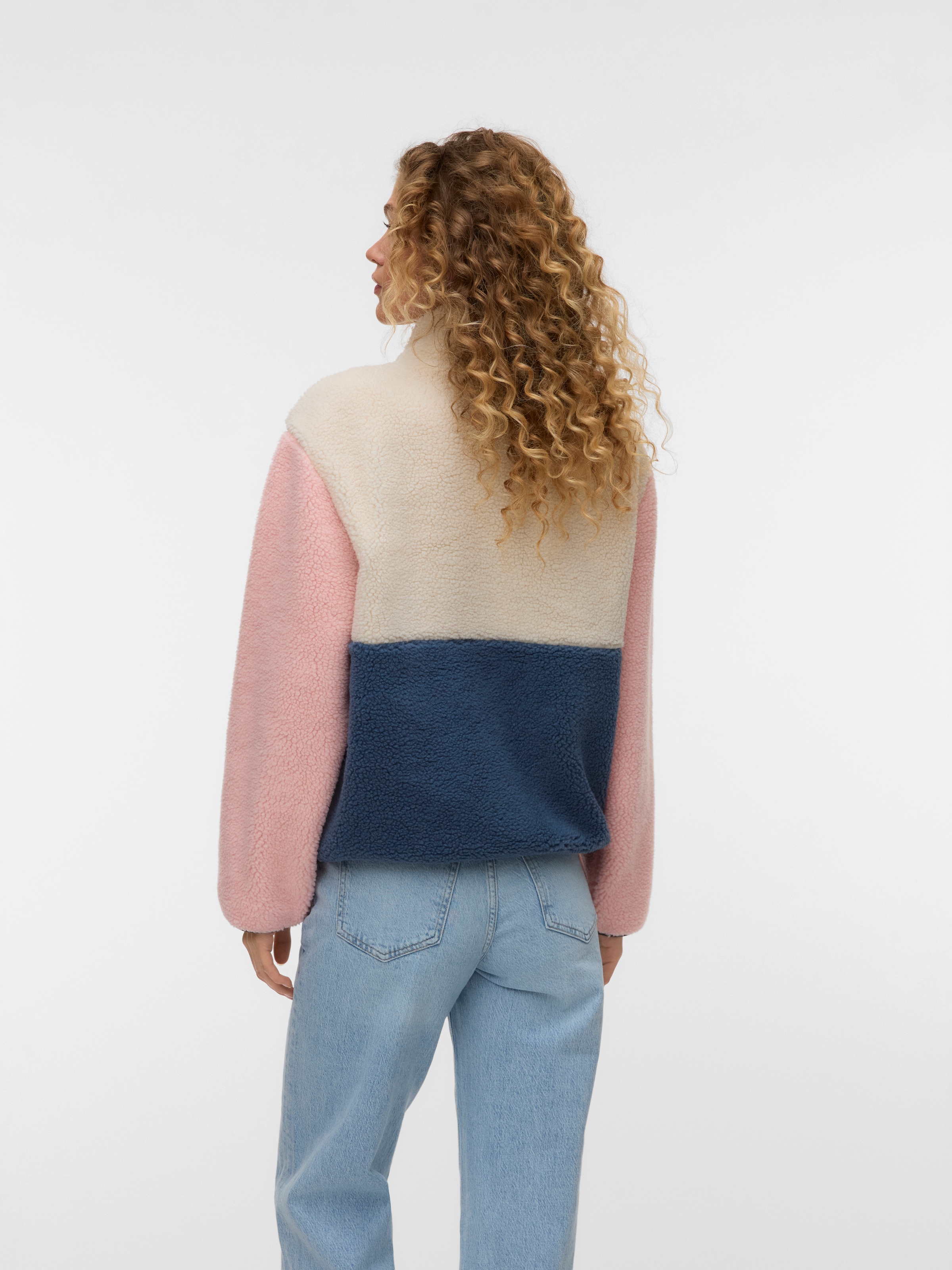 Vero Moda Fleecejacke »VMJOSEFIN LS TEDDY ZIP JACKET EXP« Polyester