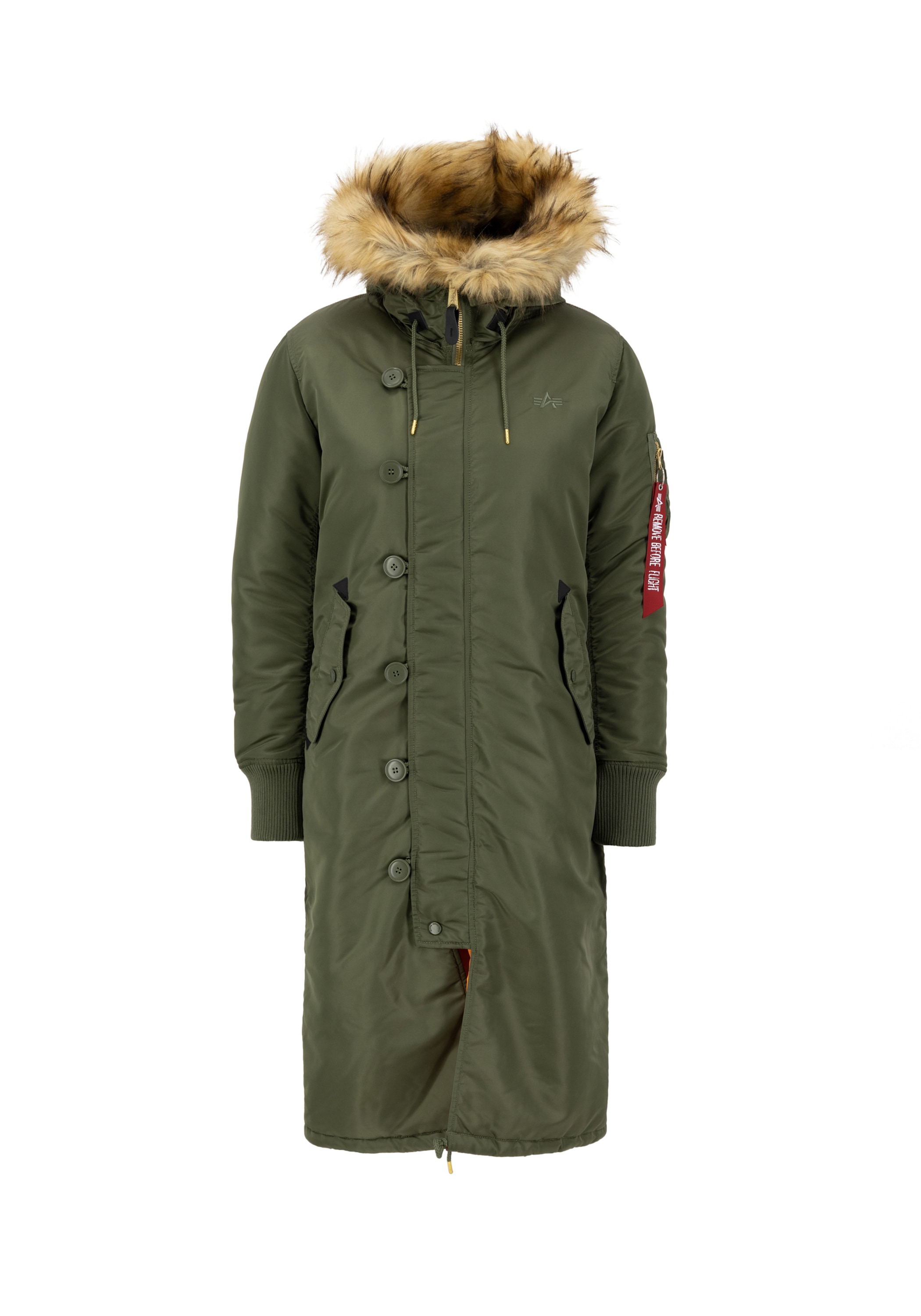 Winterjacke »Alpha Industries Women - Field Jackets Long Fishtail Wmn«