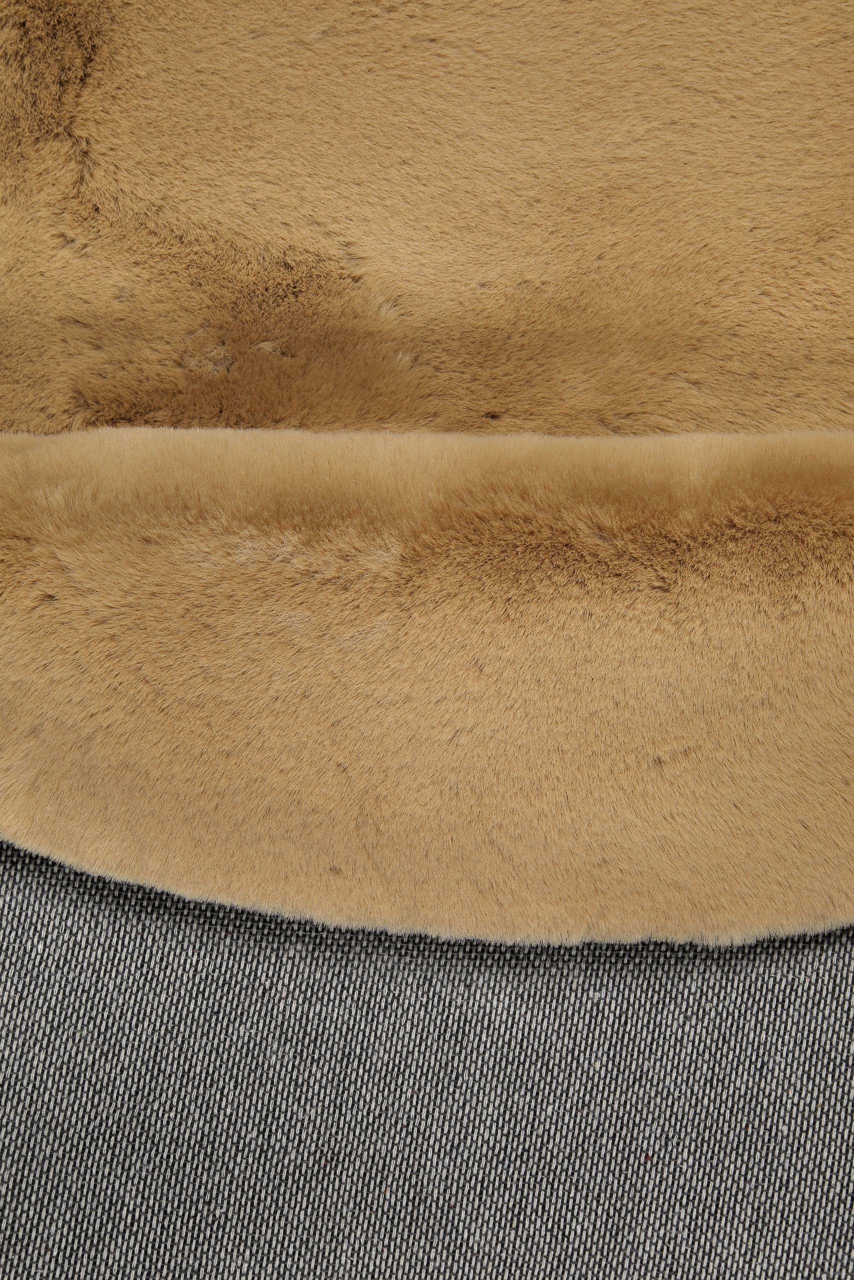 Esprit Hochflor-Teppich »Alice ESP-4377 Kunstfell«, rund, 25 mm Höhe, Kaninchenfell-Haptik, besonders weich und dicht, für alle Räume