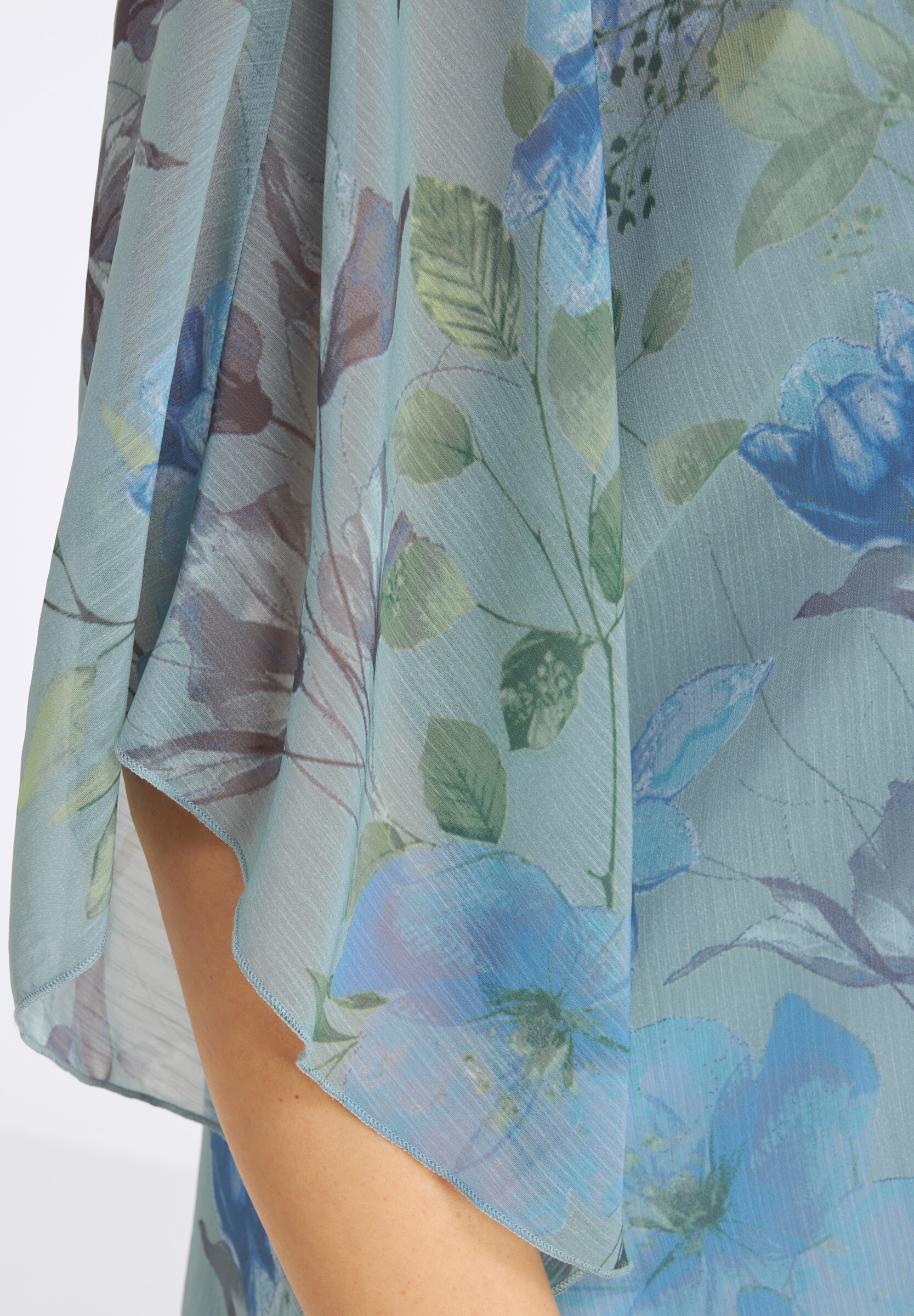Sheego Longbluse »Tunika Tunika in Cape-Form«