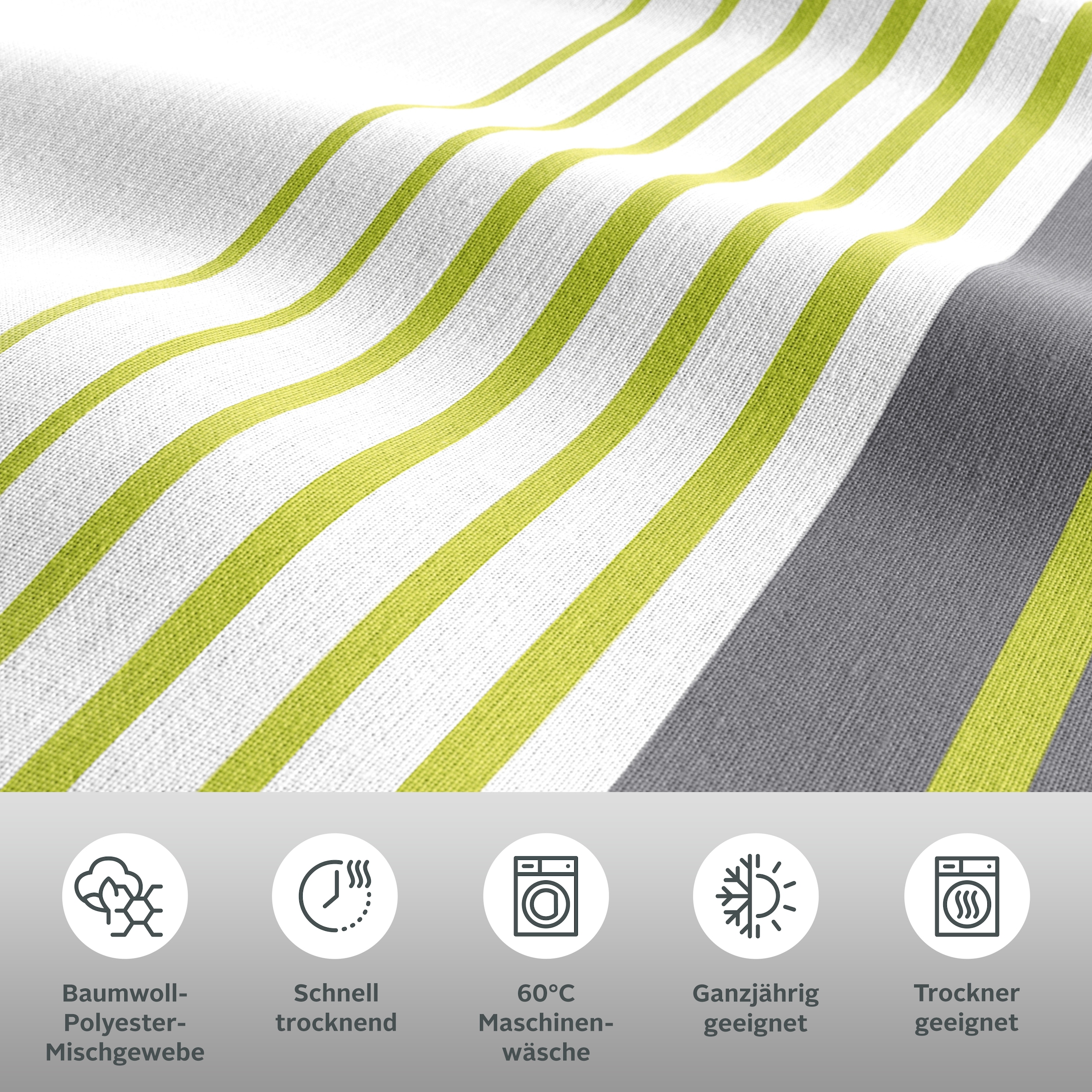 OTTO home Bettwäsche »Area in Gr. 135x200 oder 155x220 cm« 2 Stk. Bettwäsche in verschiedenen Qualitäten