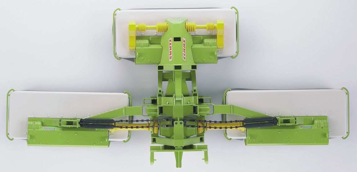 Bruder® Spielfahrzeug-Anhänger »Claas Disco Dreifach- Mähwerk 8550 C Plus (02218)« Made in Europe