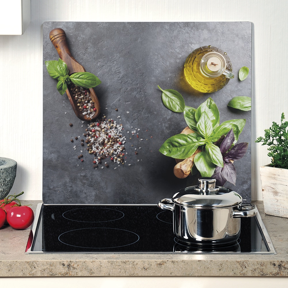 KESPER® Schneide- und Abdeckplatte »Multi-Glasschneideplatte, Basil, 56x50 cm« vielseitig einsetzbar