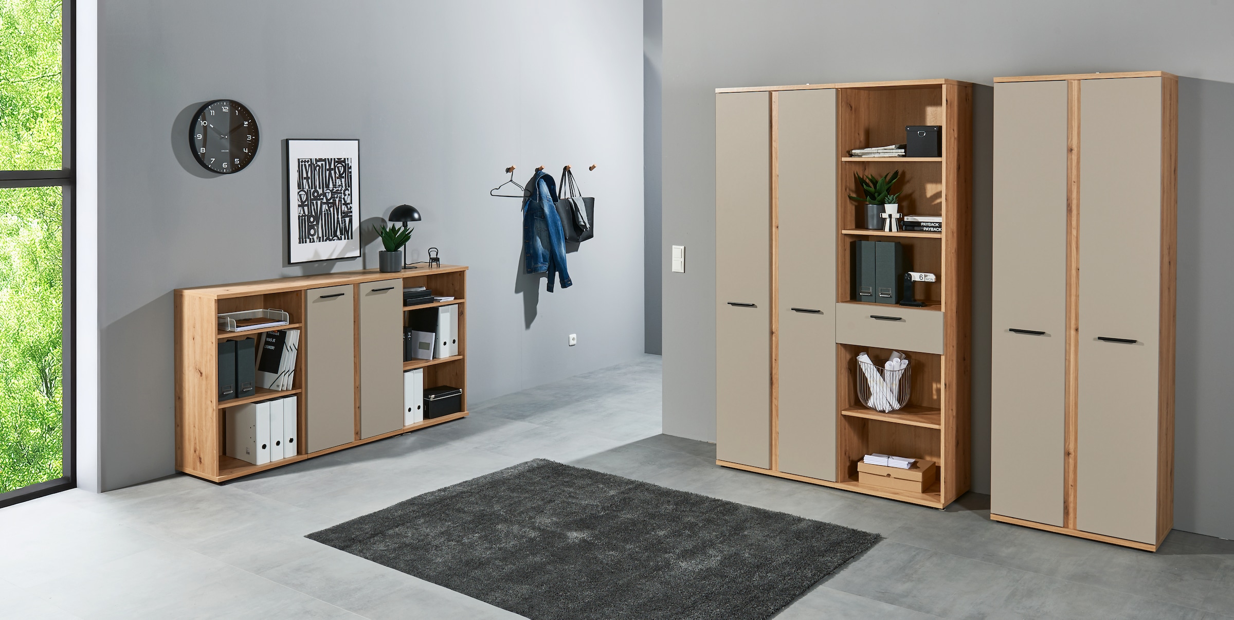 BEGA OFFICE Stauraumschrank »Kanada« 1 Stk. tlg. BxHxT: 68x95x38 cm, Softclose für Türen