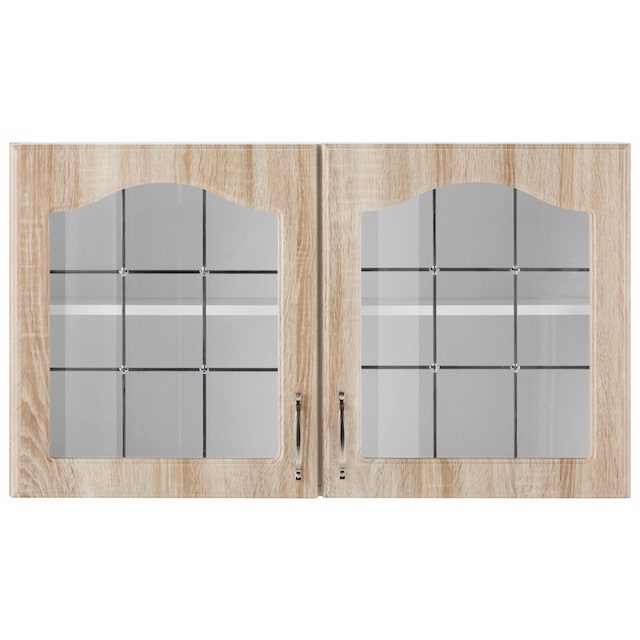wiho Küchen Glashängeschrank »Linz«, 100 cm breit, mit 2 Glastüren auf  Raten kaufen