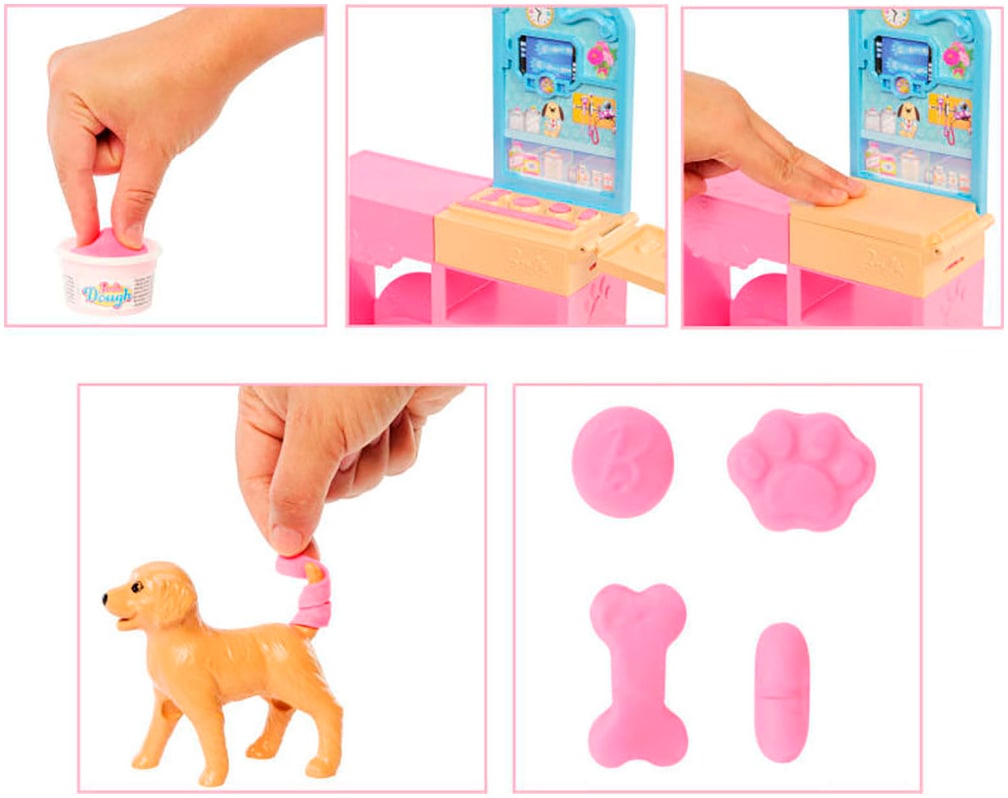 Barbie Anziehpuppe »Haustierklinik Spielset«