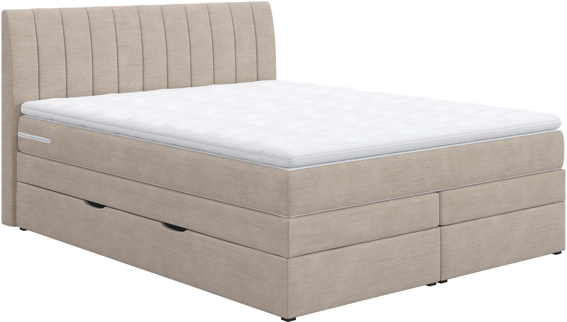 COTTA Boxspringbett »Shark inkl. Bettkasten und Topper«, erhältlich in den Breiten 140x200cm, 160x200cm und 180x200cm