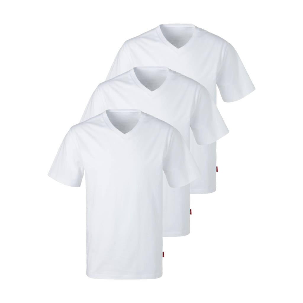 s.Oliver V-Shirt, (3er-Pack)