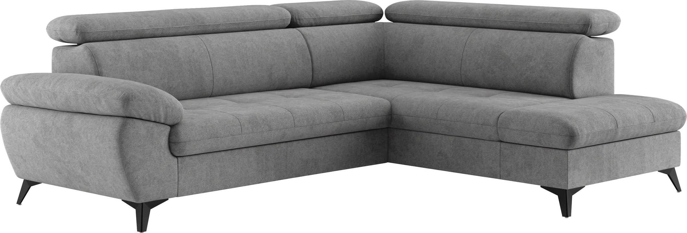 COTTA Ecksofa »Hudson L-Form«, mit Kopfteilverstellung, wahlweise mit Bettfunktion & Bettkasten